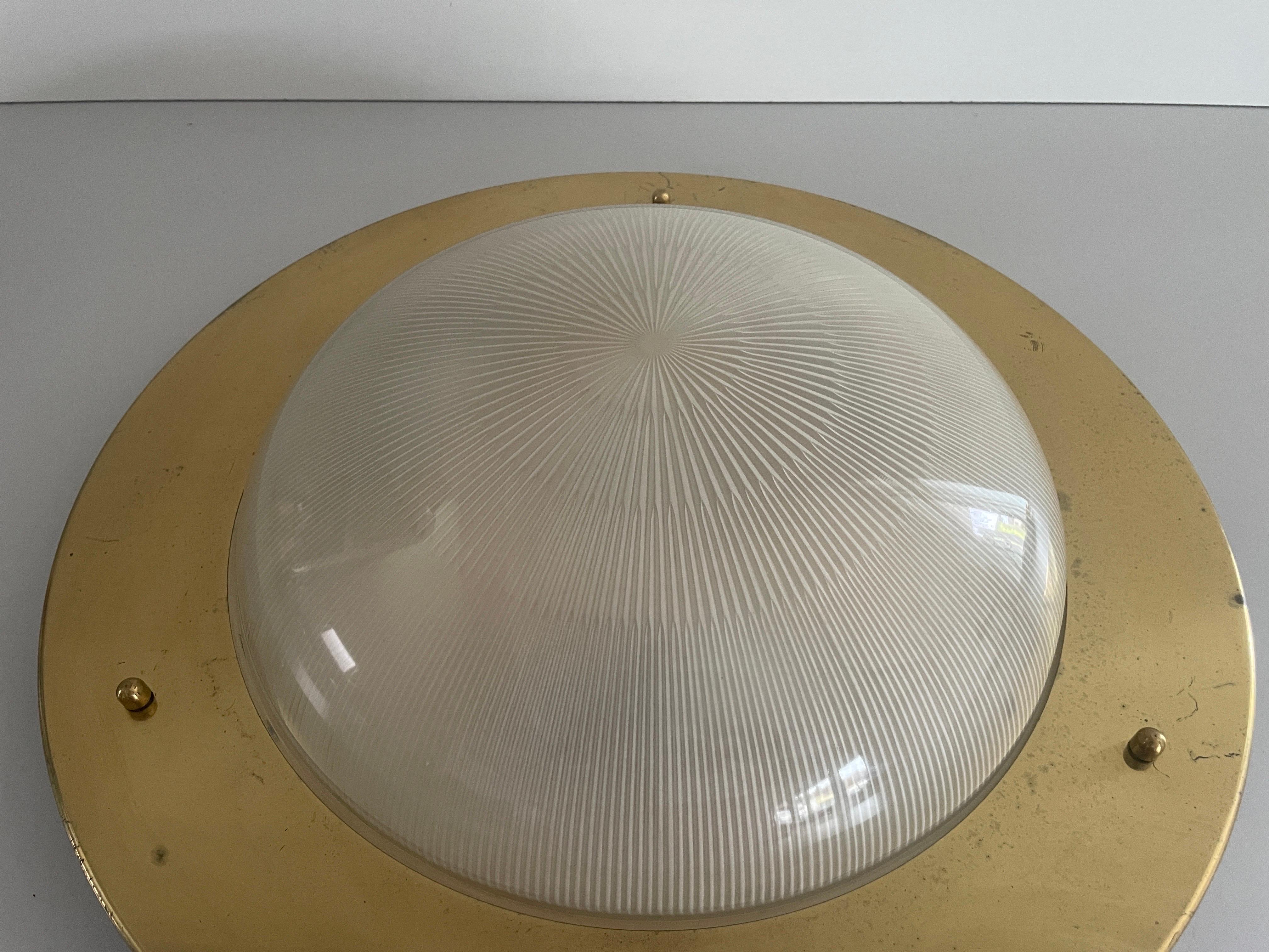 Lampada da incasso moderna di metà secolo di Lamperti, 1950, Italia In condizioni ottime in vendita a Hagenbach, DE