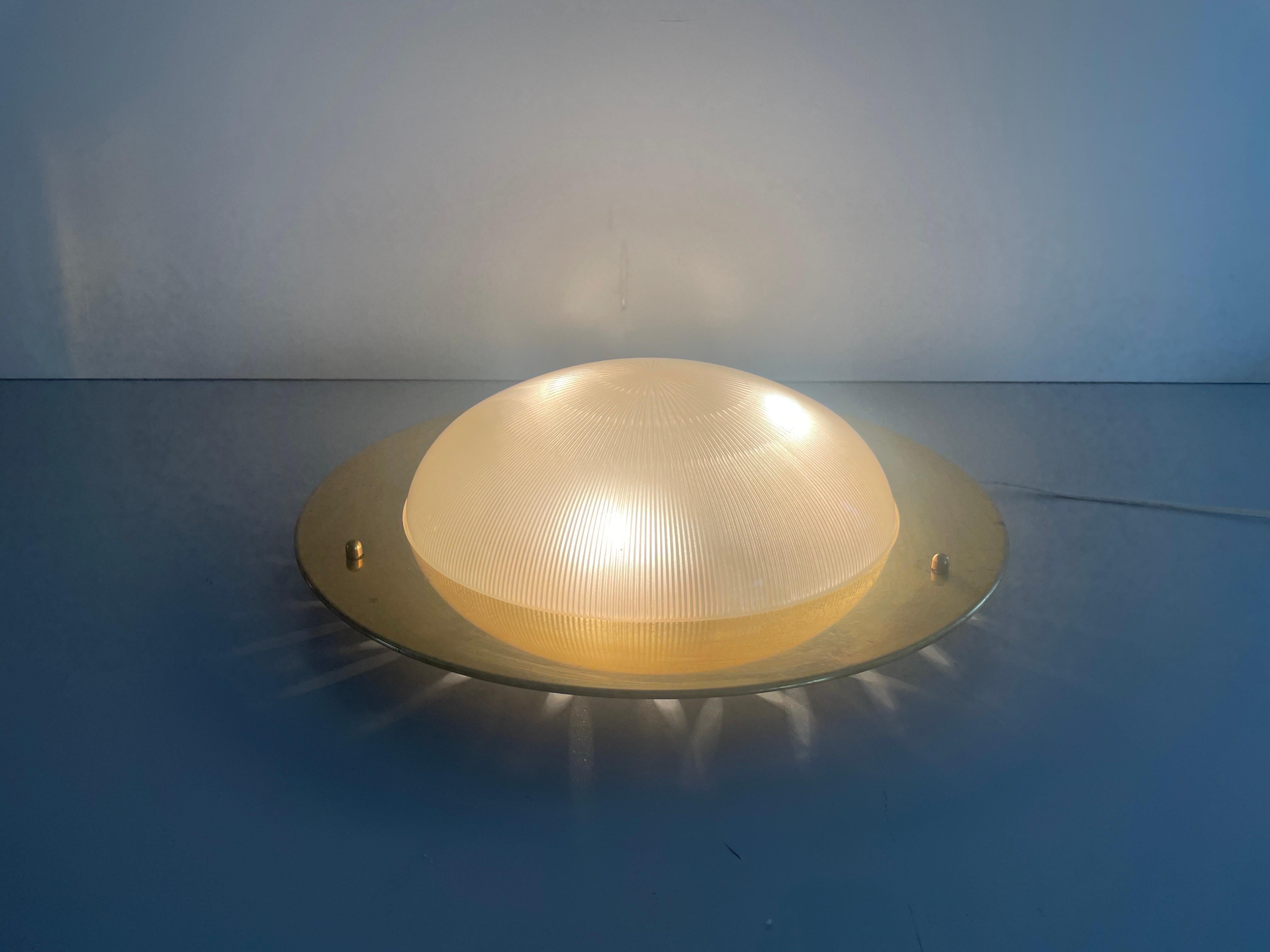 Lampada da incasso moderna di metà secolo di Lamperti, 1950, Italia in vendita 2