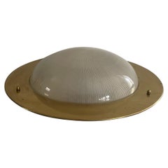 Lampe affleurante moderne du milieu du siècle dernier par Lamperti, années 1950, Italie