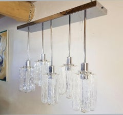 Mid Century Modern Murano glass flush mount light