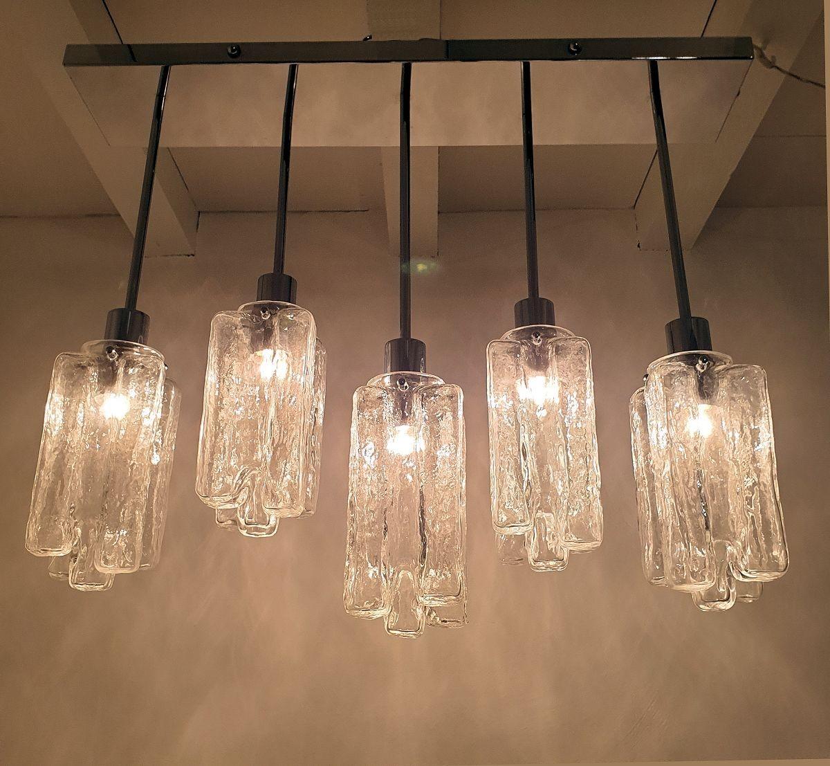 Fin du 20e siècle Lampe encastrée moderne du milieu du siècle dernier, style kalmar en vente