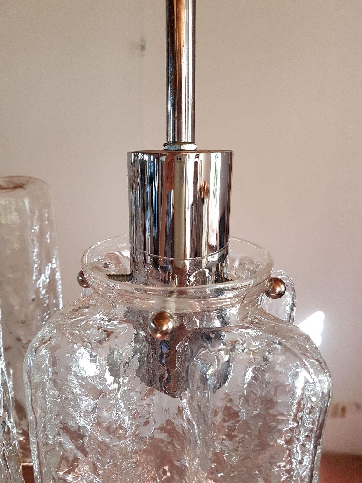 Mid Century Modern flush mount light, kalmar style For Sale 2