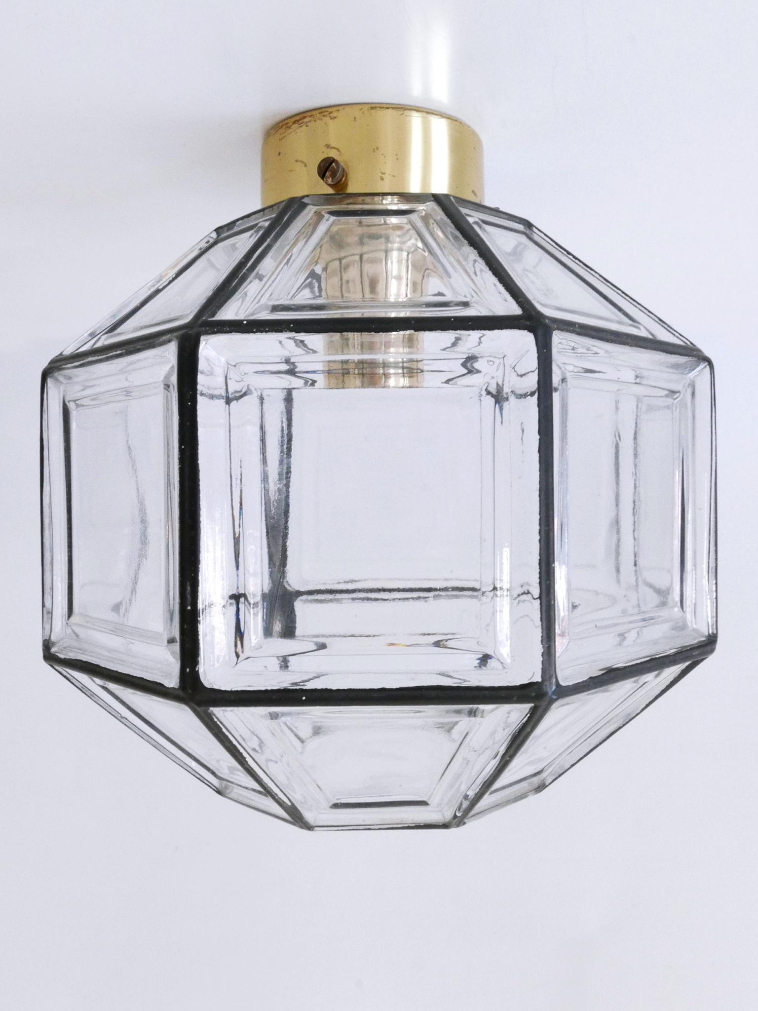 Apparecchi da incasso o da soffitto di Glashütte Limburg del Mid Century Modern 1960 in vendita 4