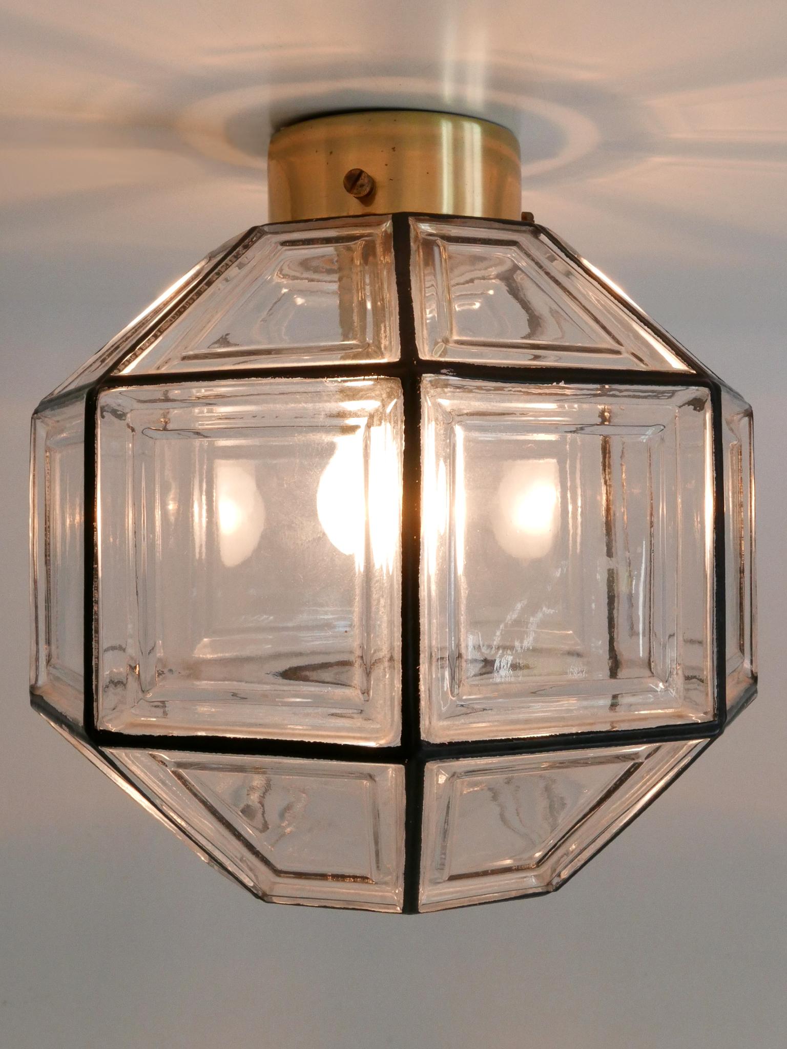 Apparecchi da incasso o da soffitto di Glashütte Limburg del Mid Century Modern 1960 in vendita 5