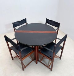 Mid-Century Modern Folding Dining Set by Hyllinge Møble, Denmark, 1970s