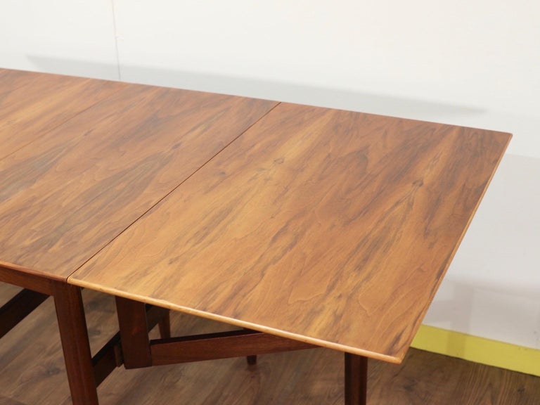 MidCentury Modern Folding Dining Table by Morris of Glasgow For Sale