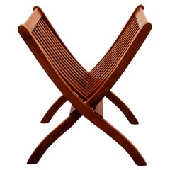Mid Century Modern Folding Magazine Rack, Dänemark