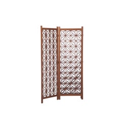 Vintage Mid-Century Modern Folding Screen