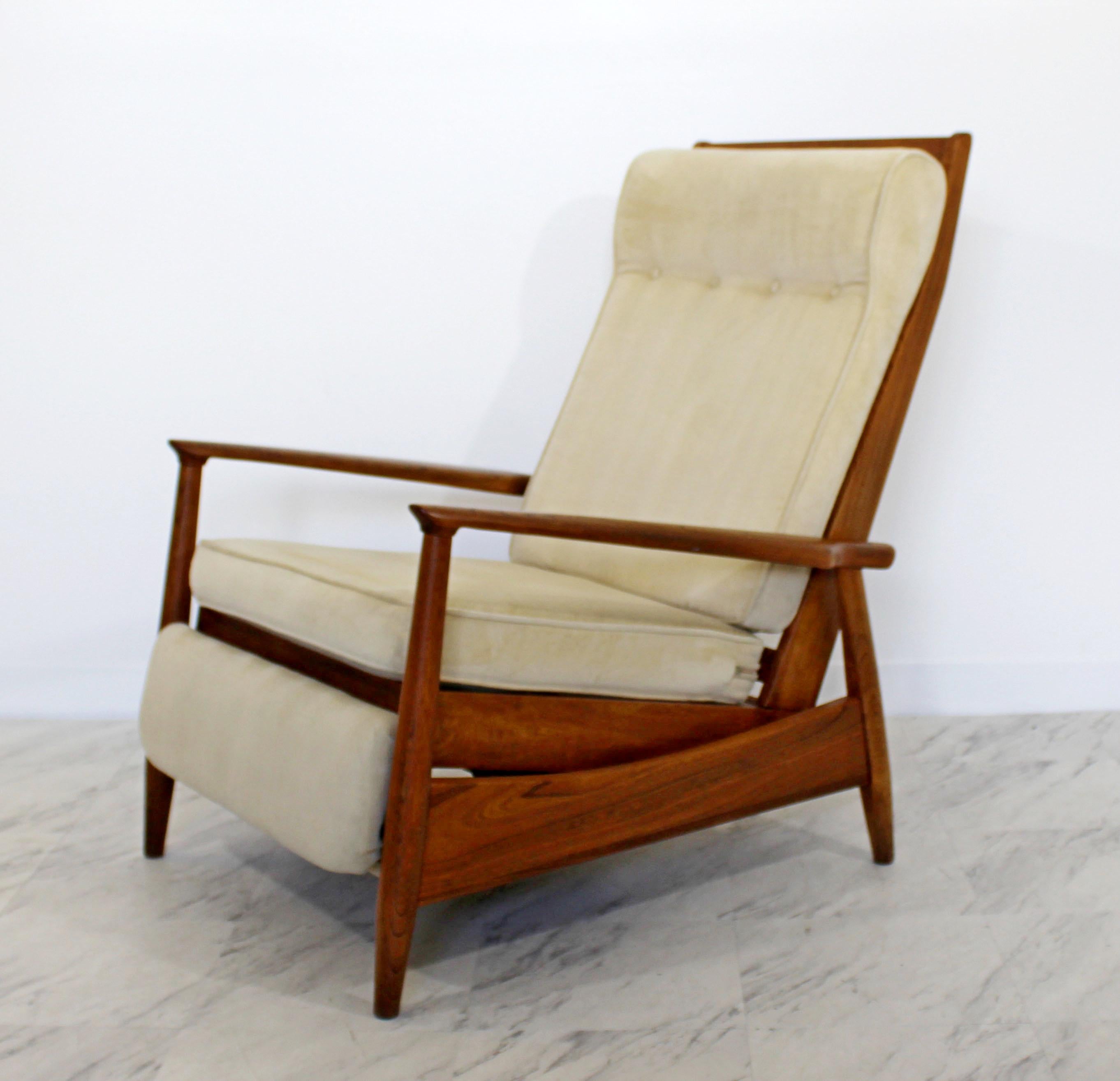Swedish Mid-Century Modern Folke Ohlsson DUX Reclining Lounge Chair