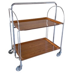 1960's Bremshey Gerlinol 'Dinette' folding serving / drinks trolley