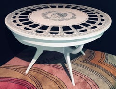 Mid-Century Modern Painted Round Centre or Dining Table