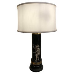 Mid-Century Modern Fornasetti Style Table Lamp