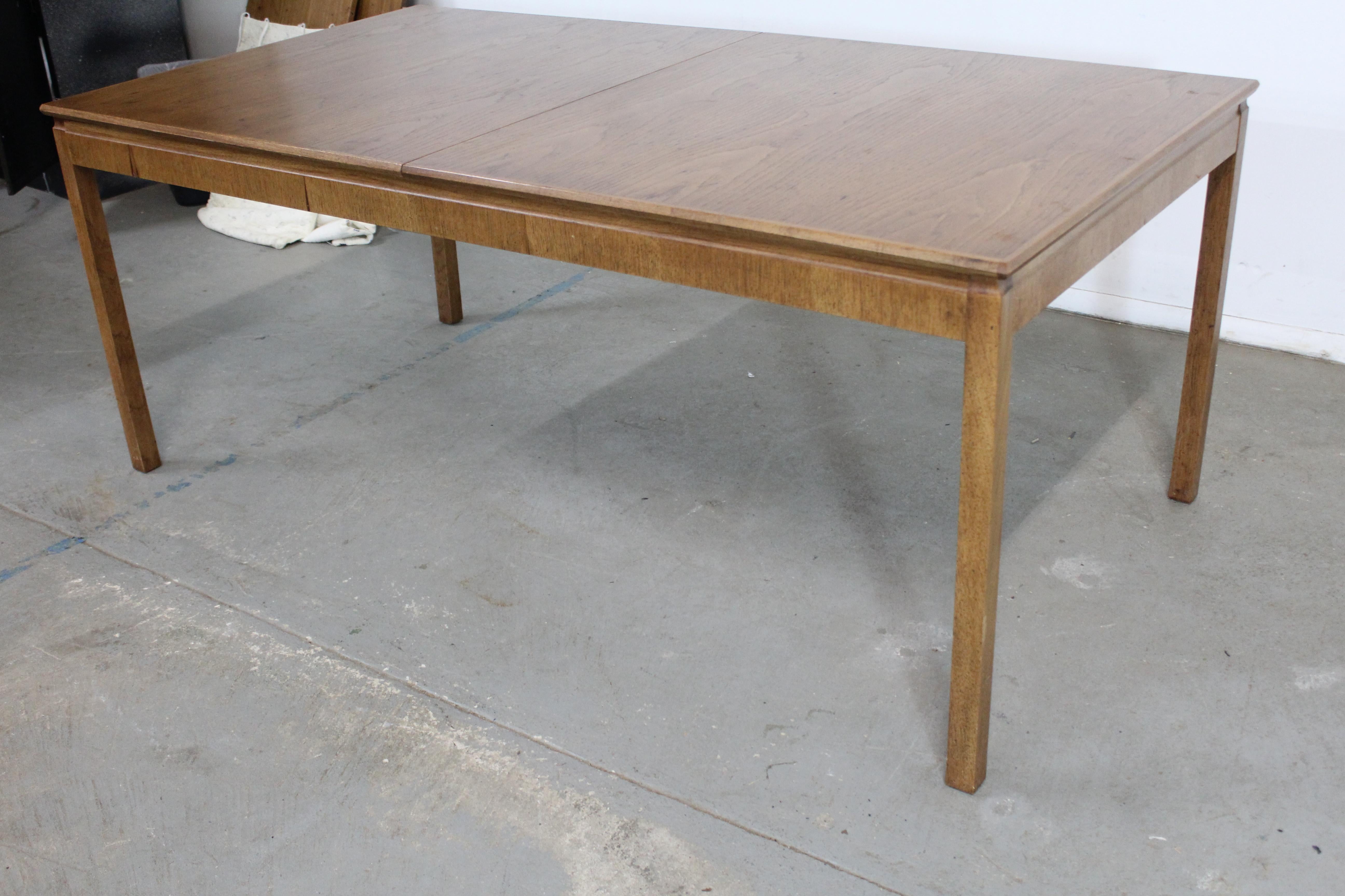 Mid-20th Century Mid-Century Modern Founders Dining Table W 2 Extensions For Sale