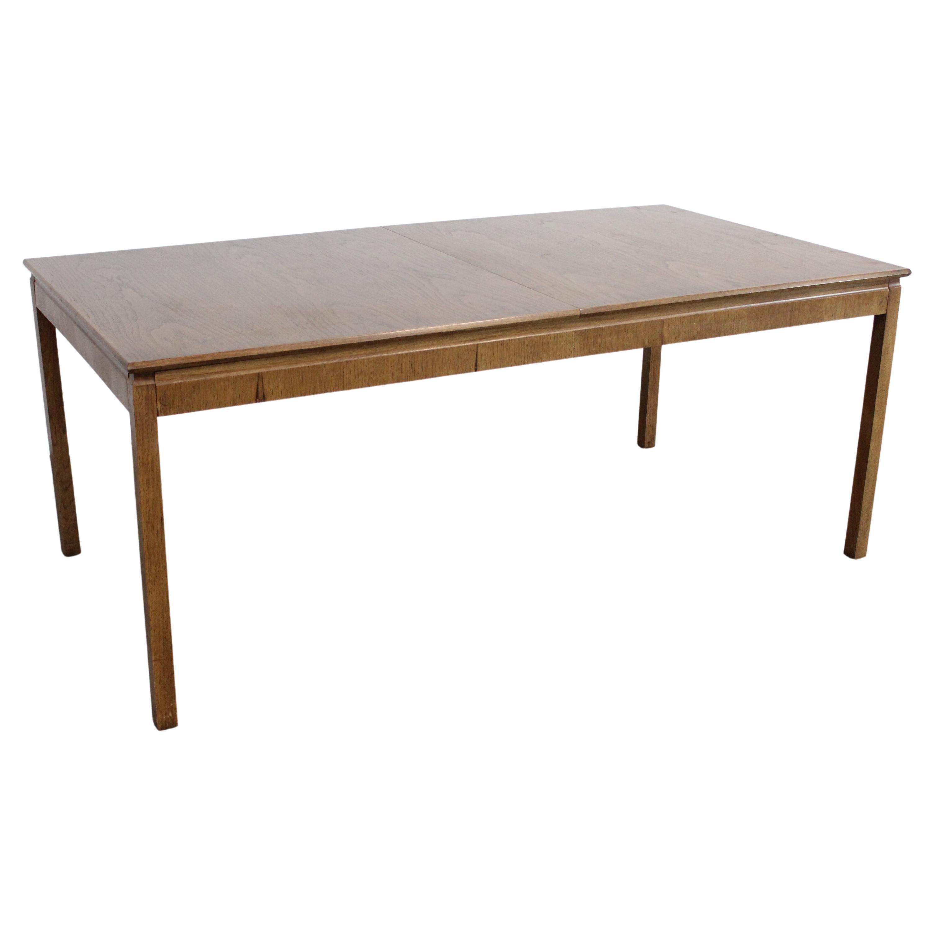 Mid-Century Modern Founders Dining Table W 2 Extensions For Sale