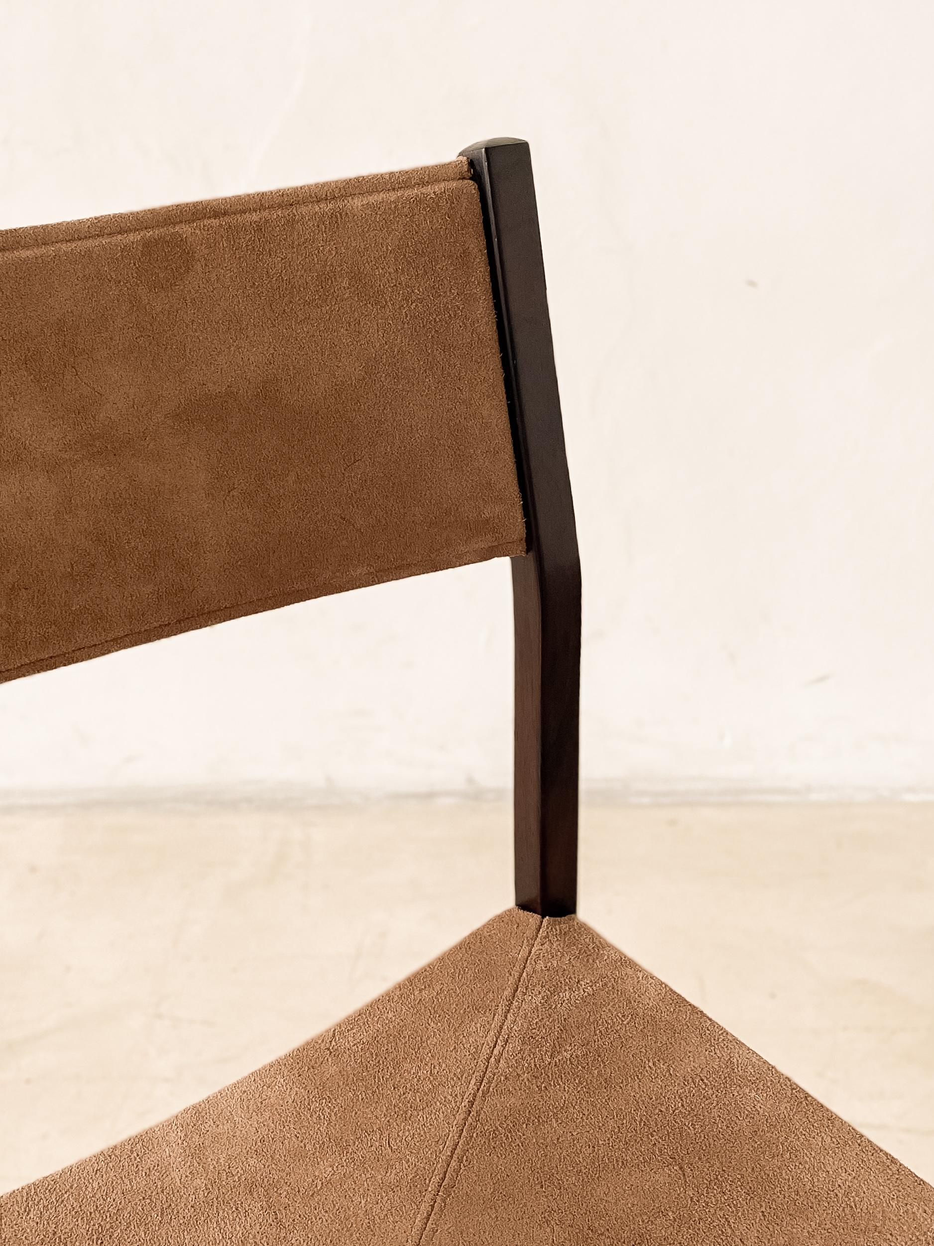 Itamaray Stühle, Mid-century, Esszimmerstuhl, Brasilianisches Design (Leder) im Angebot