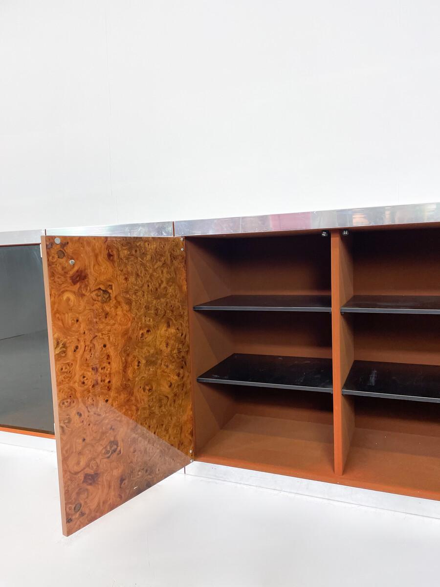 Mid-Century Modern Four Part Sideboard by Guido Faleschini for Hermès, 1970s 1