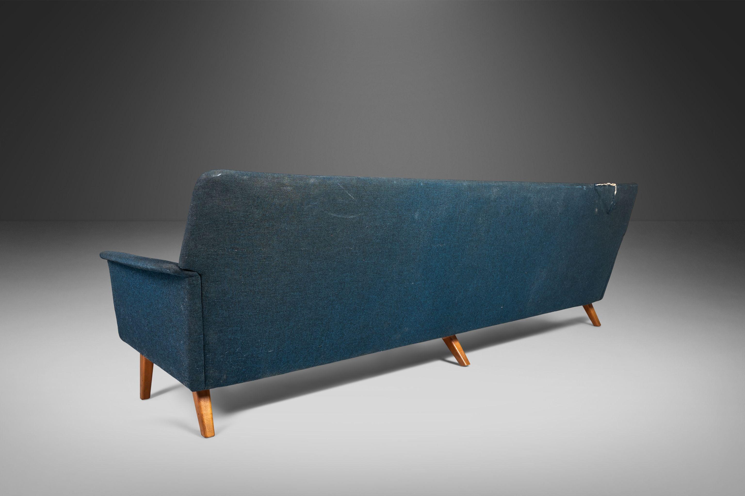 Mid-Century Modern Four-Seat Sofa by Folke Ohlsson & Fritz Hansen, Denmark, 1960 For Sale 5