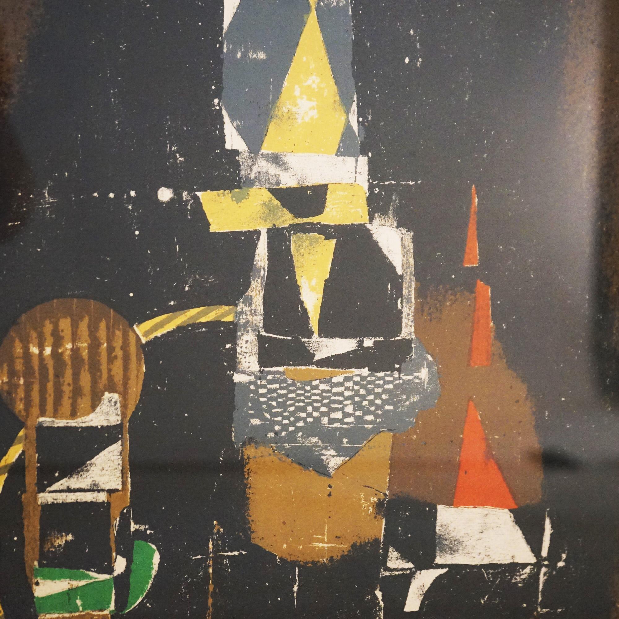 Mid Century Modern Framed Abstract Oil On Canvas Painting, Artist Signed & Framed, 20thC

Measures- 36.75''H x 29''W x 2.25''D; 28'' x 35.75'' sight