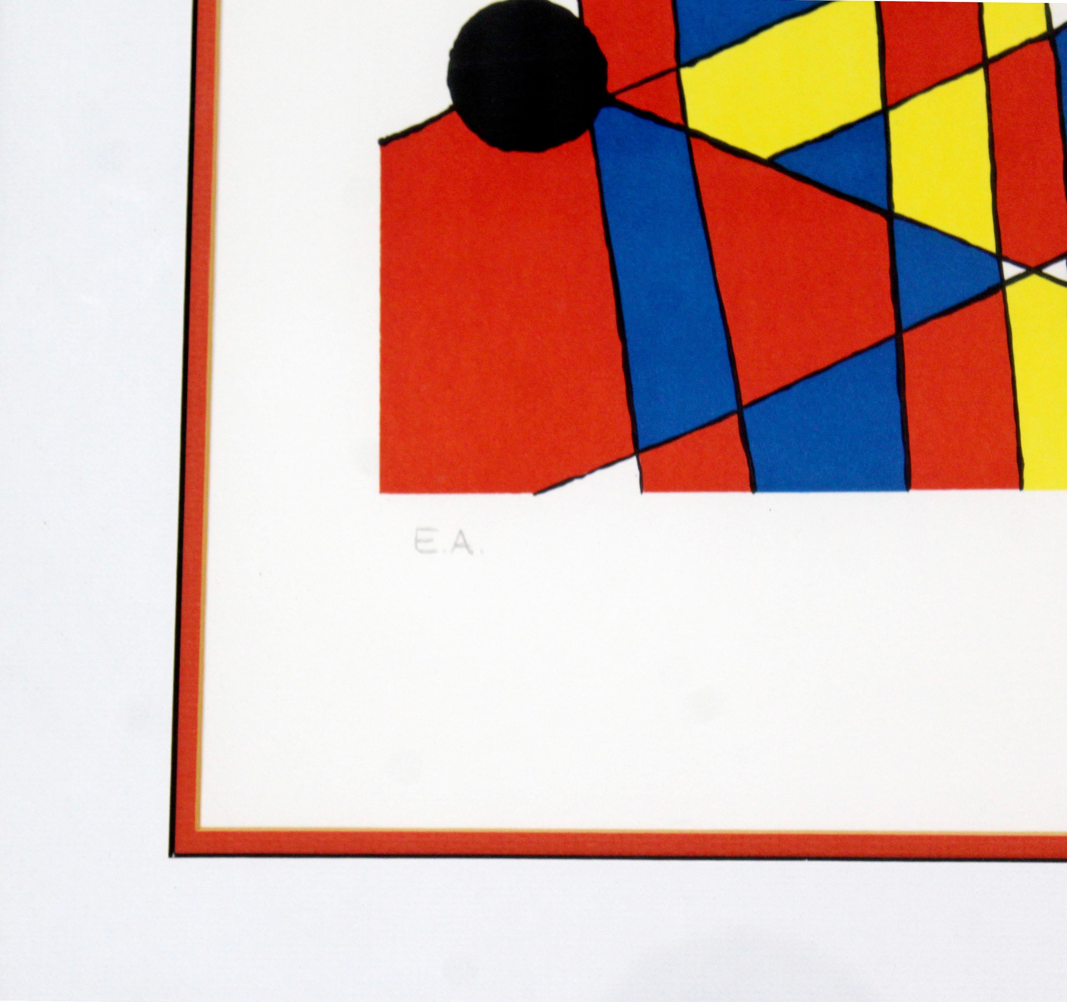 calder balloons lithograph