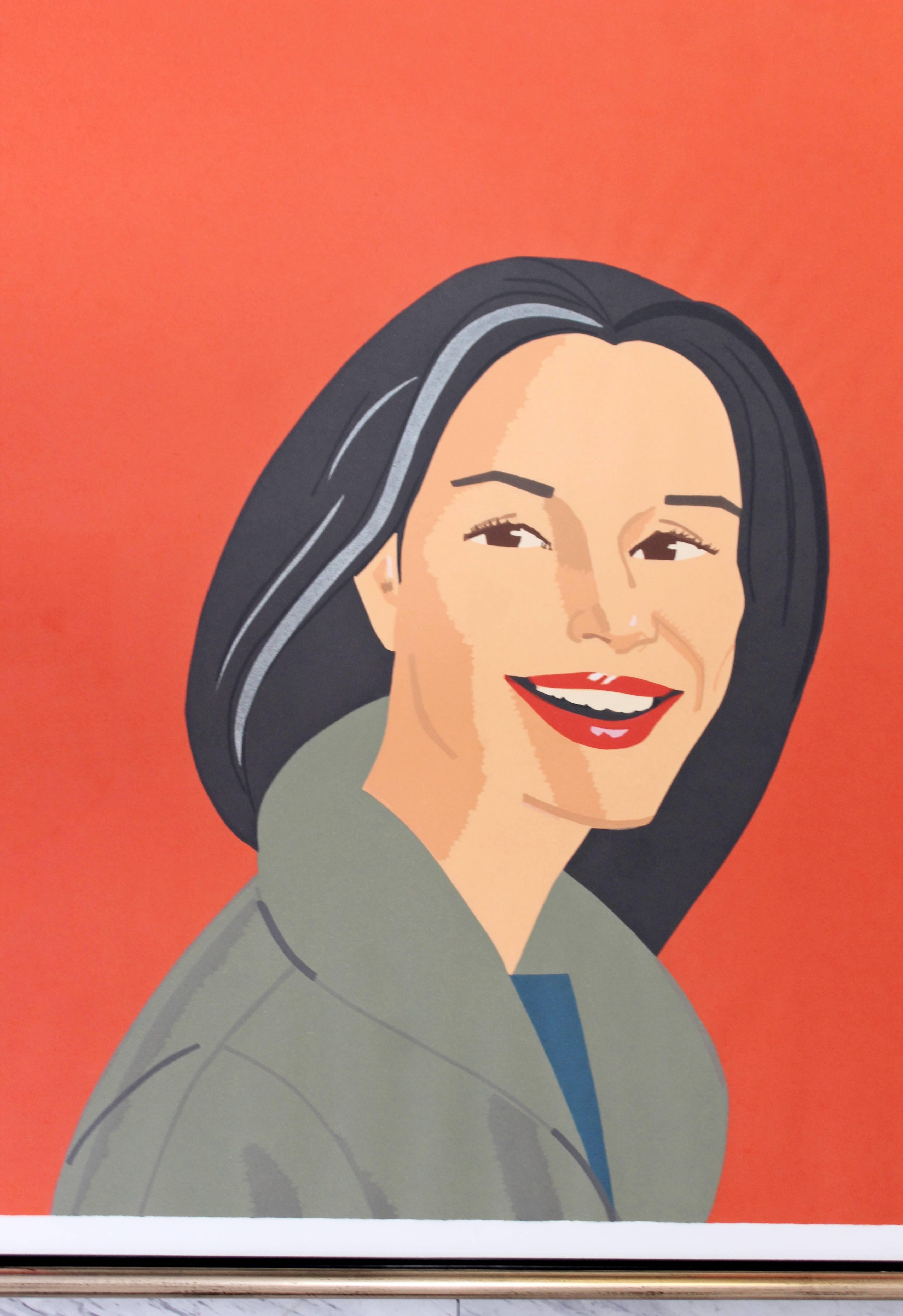 big red smile alex katz