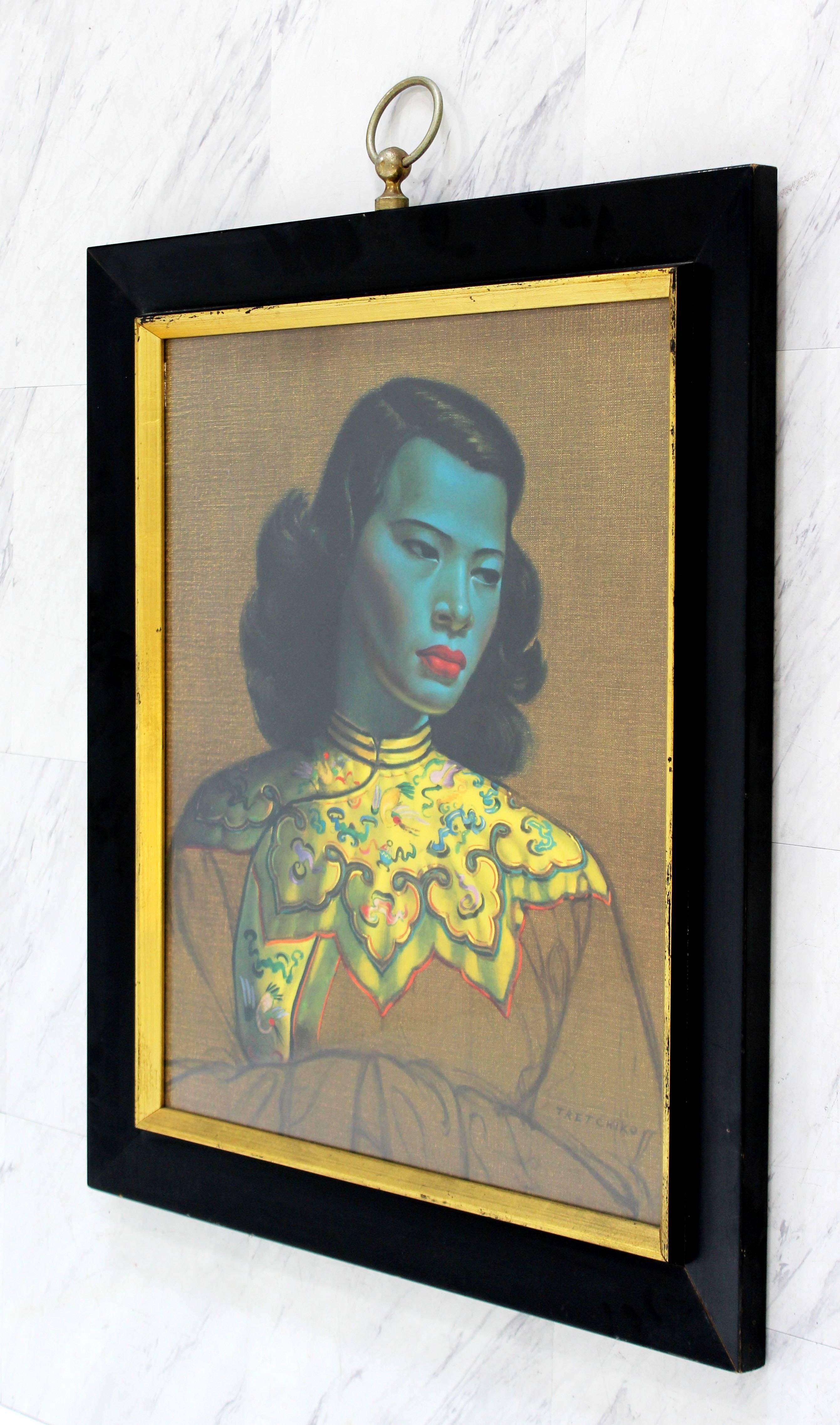 blue lady tretchikoff
