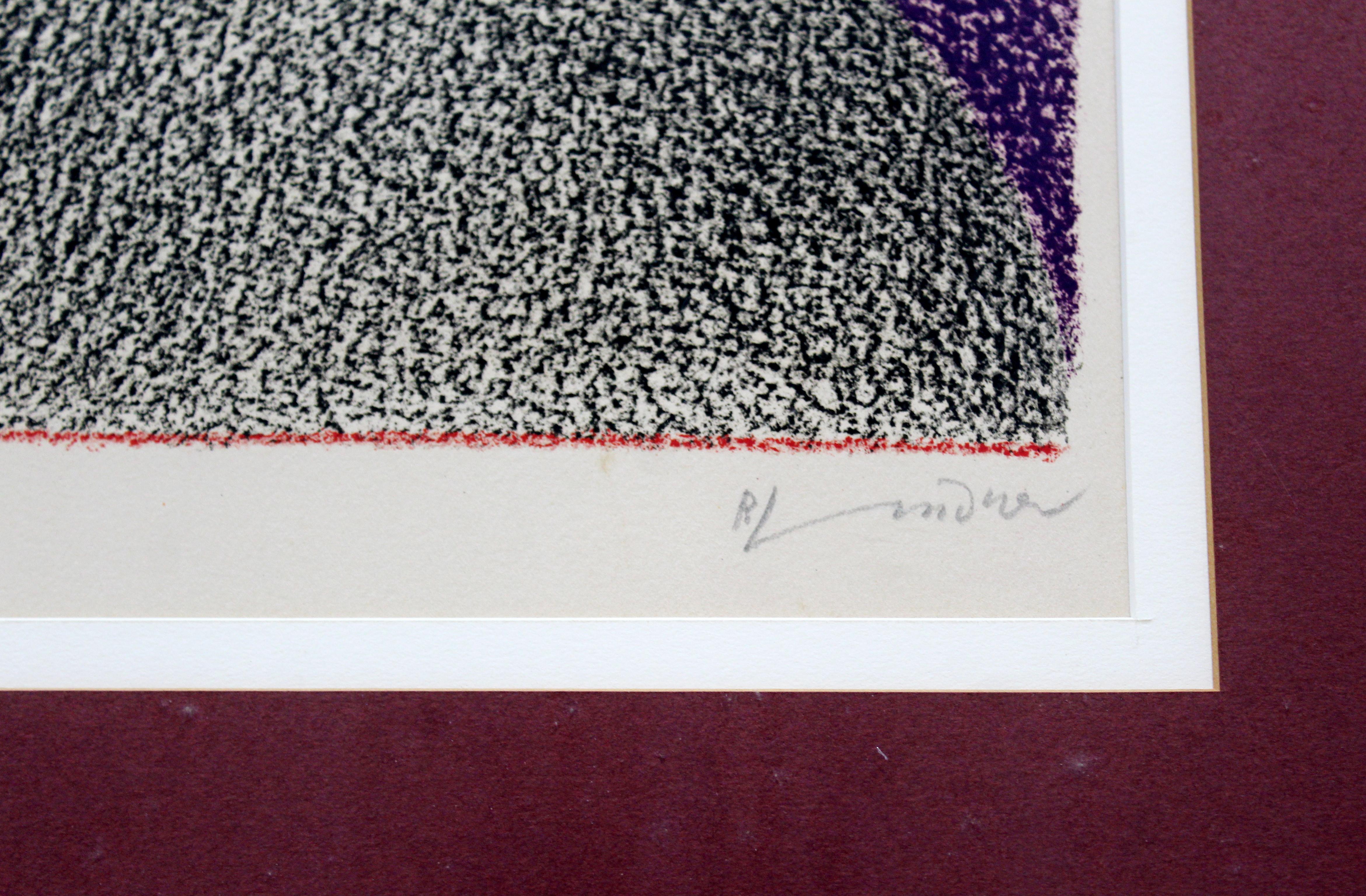 Mid-Century Modern Framed Richard Lindner Lithograph Signed 1975 42/125 1
