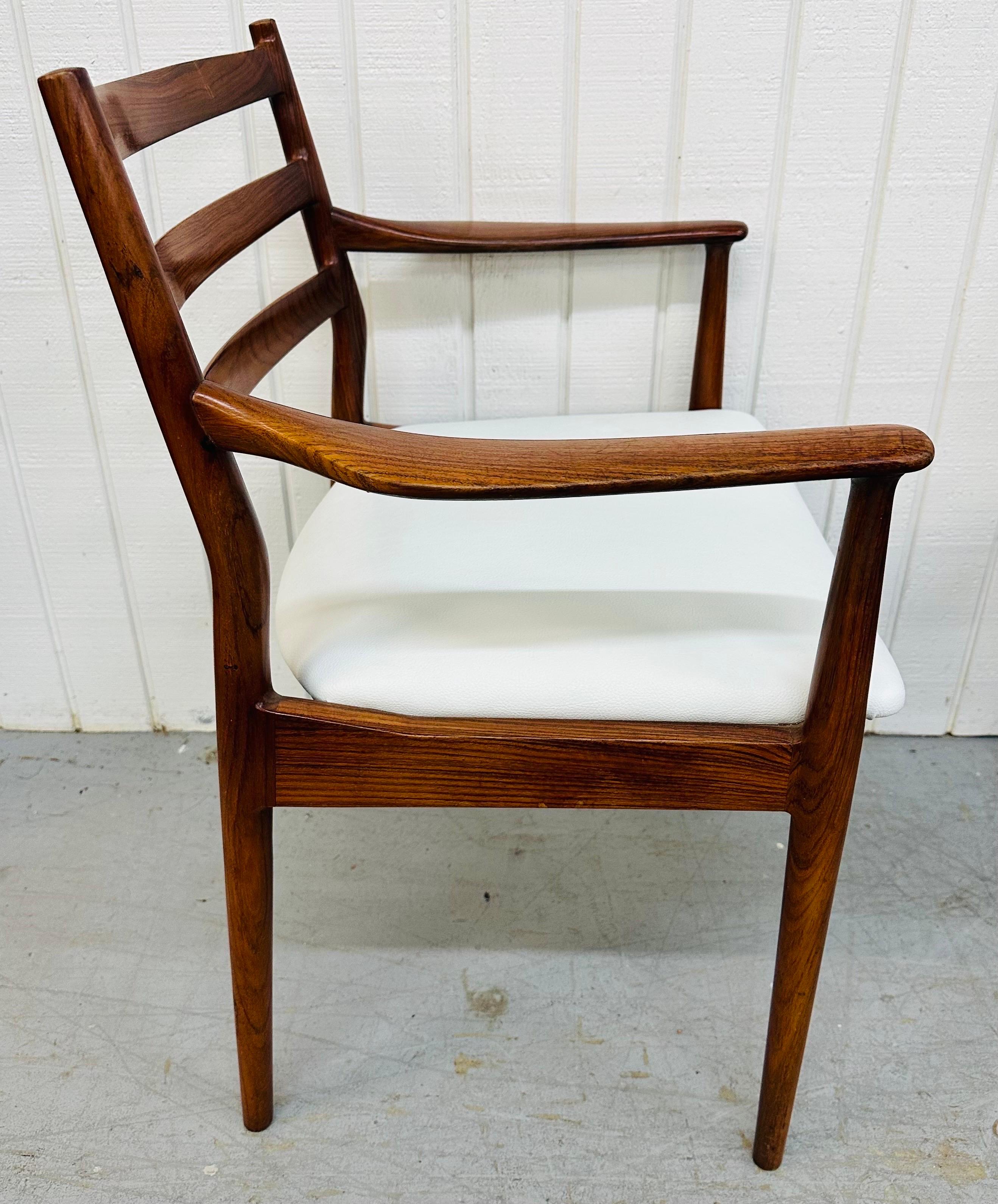 20th Century Mid-Century Modern France & Son Danish Rosewood Dining Chairs - Set of 6