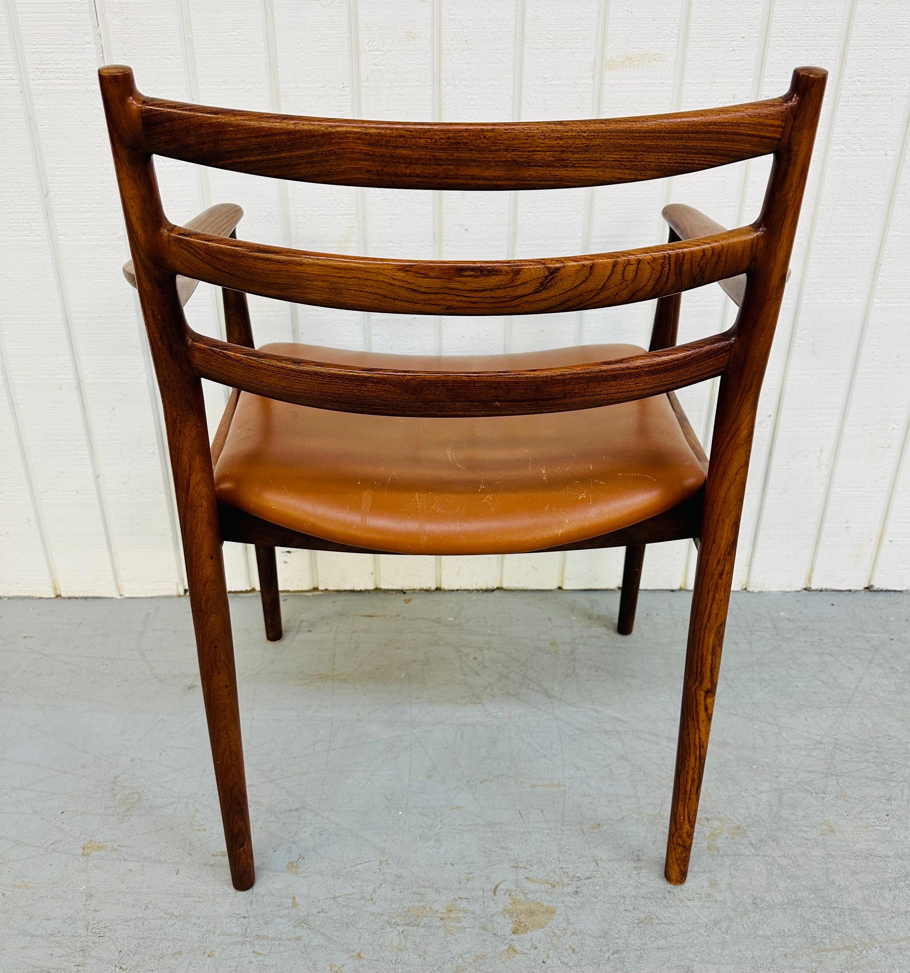 Mid-Century Modern France & Son Danish Rosewood Dining Chairs, Set of 6 2