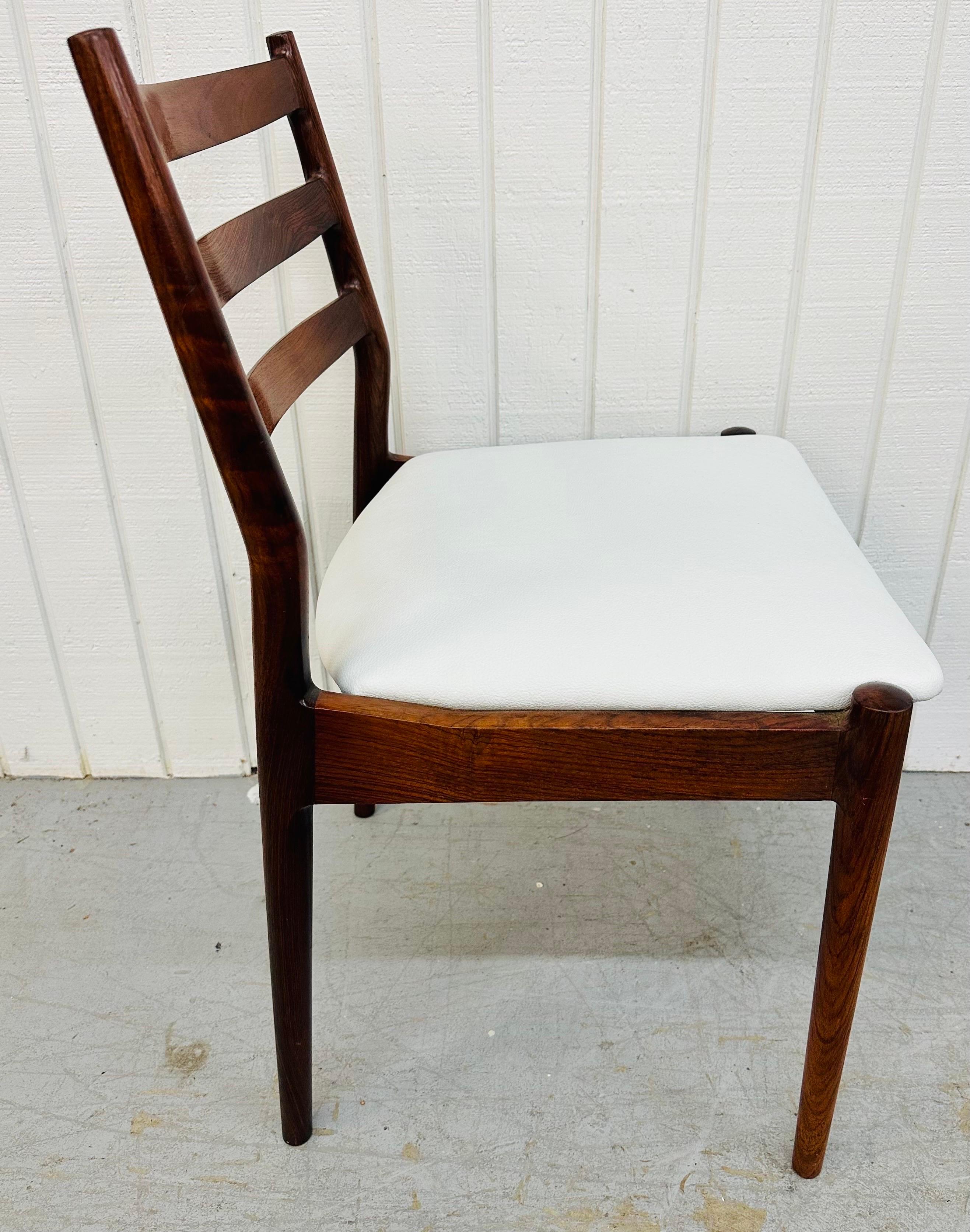 Mid-Century Modern France & Son Danish Rosewood Dining Chairs - Set of 6 2