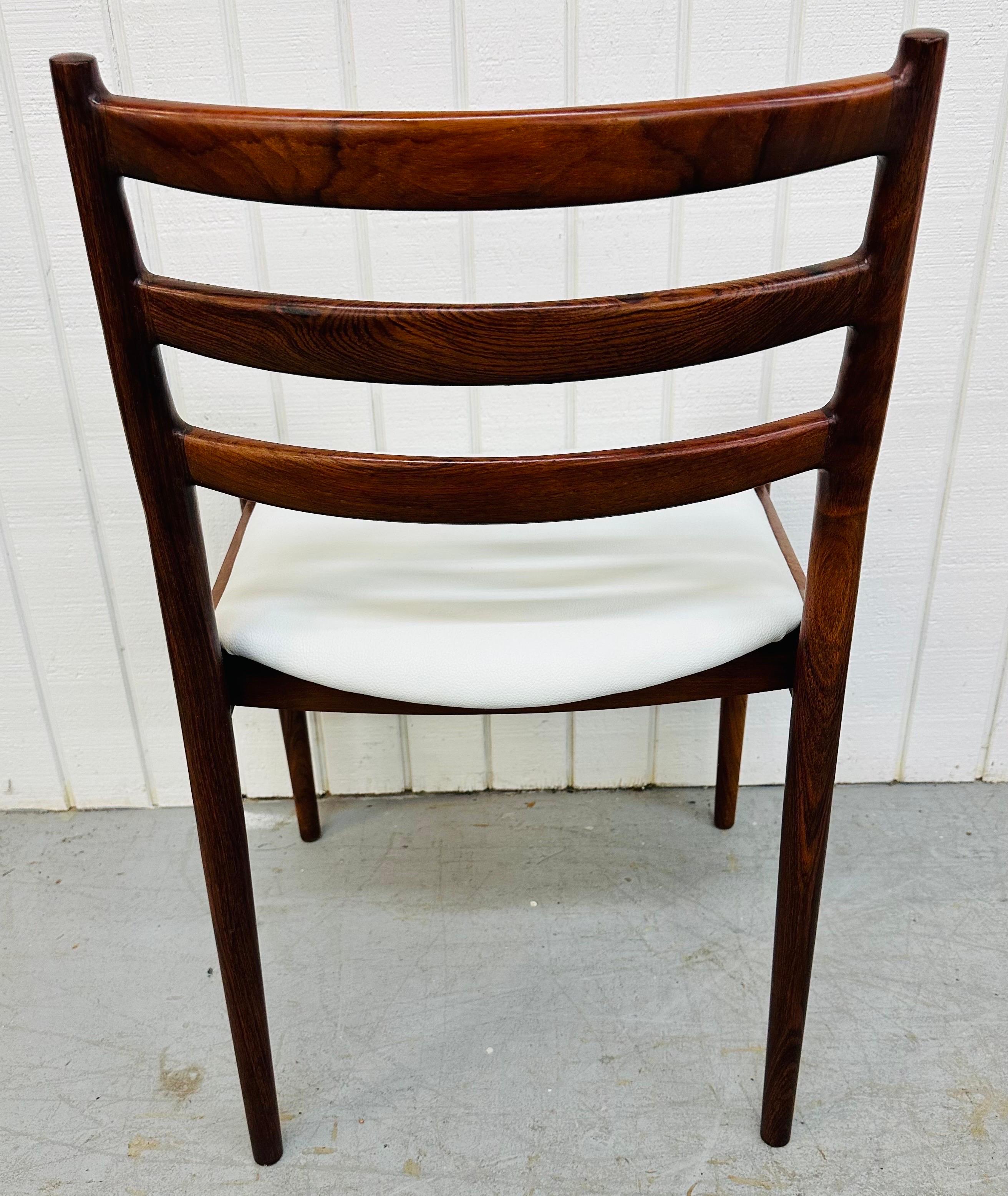 Mid-Century Modern France & Son Danish Rosewood Dining Chairs - Set of 6 3
