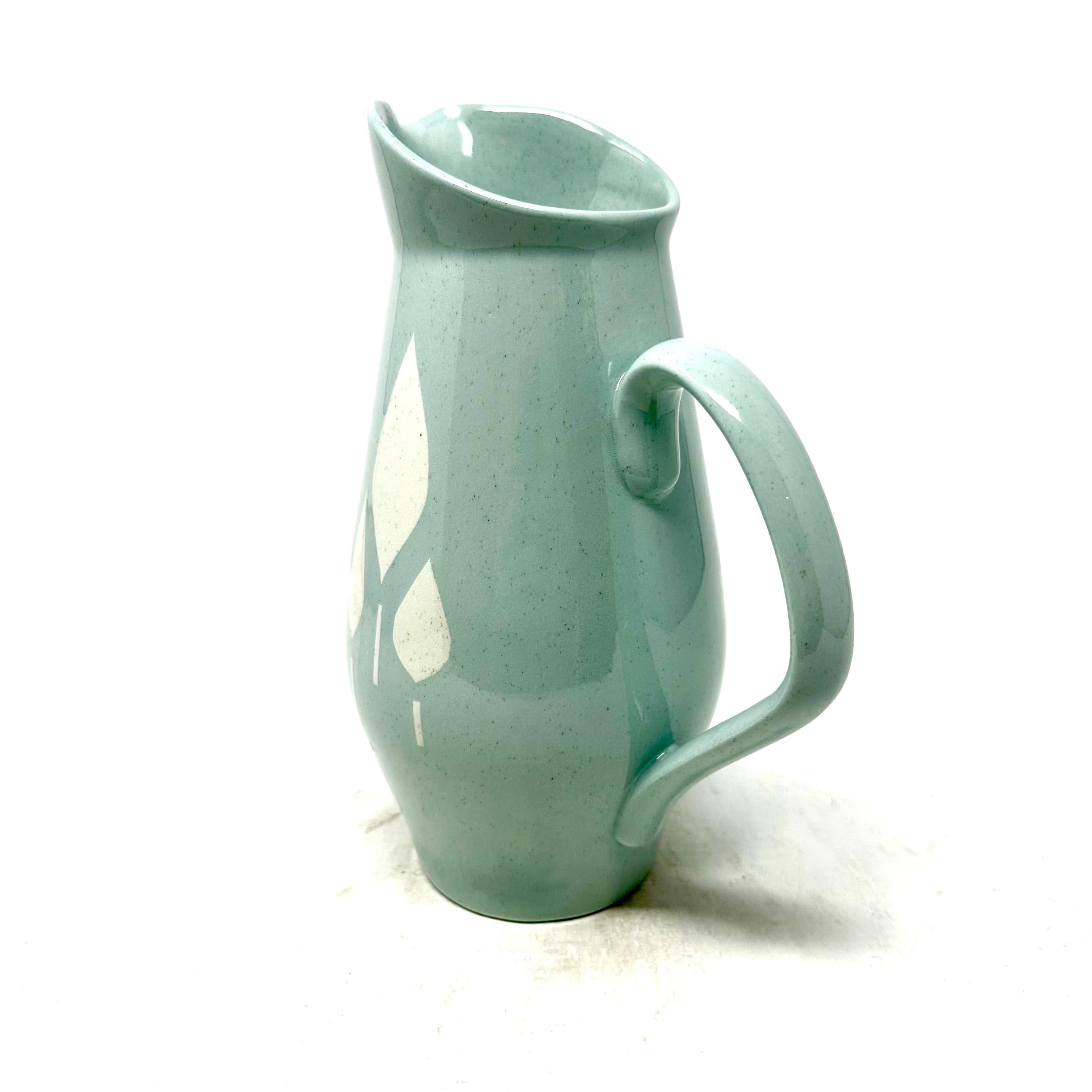 Mid-Century Modern Franciscan “Cypress” Pitcher 4