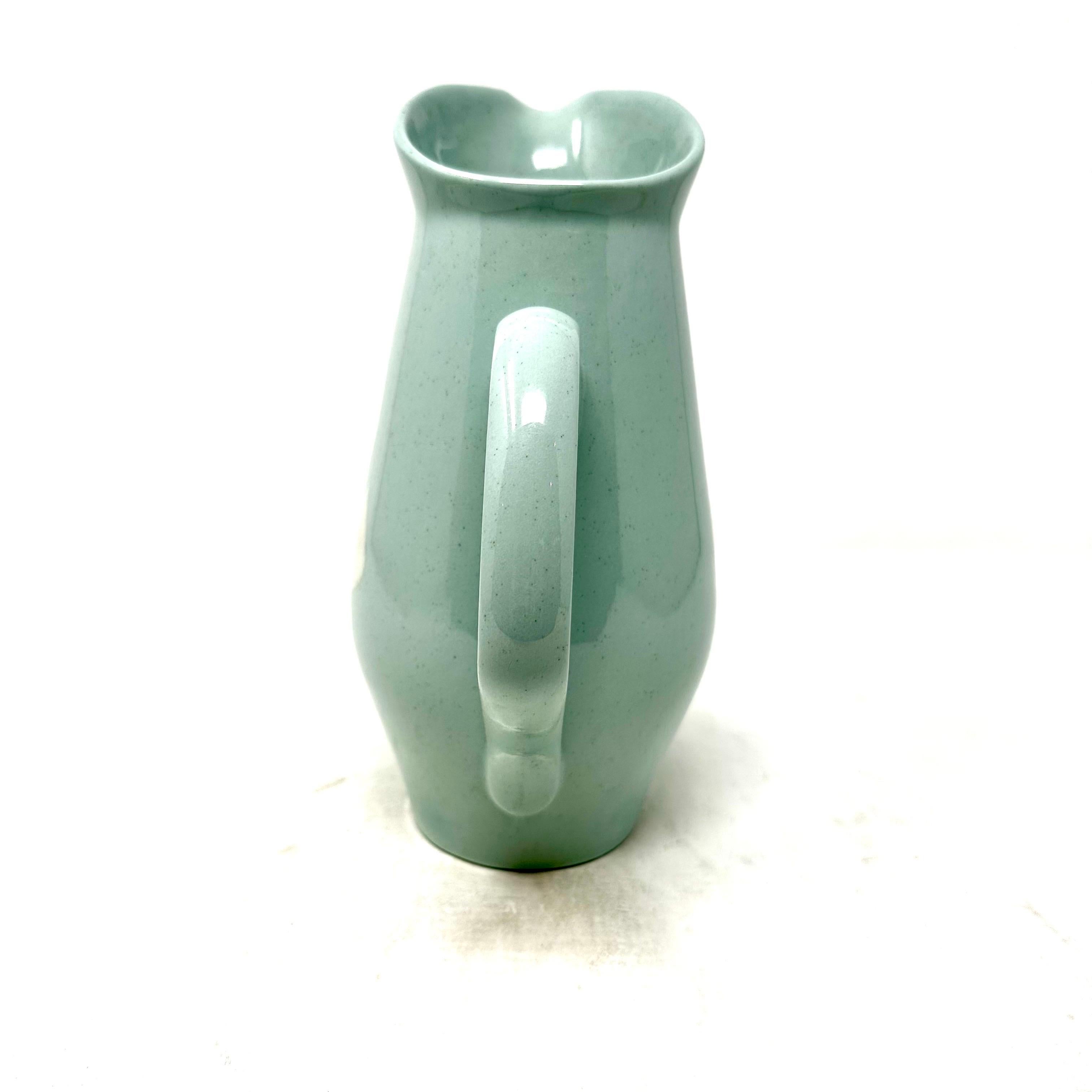 20th Century Mid-Century Modern Franciscan “Cypress” Pitcher
