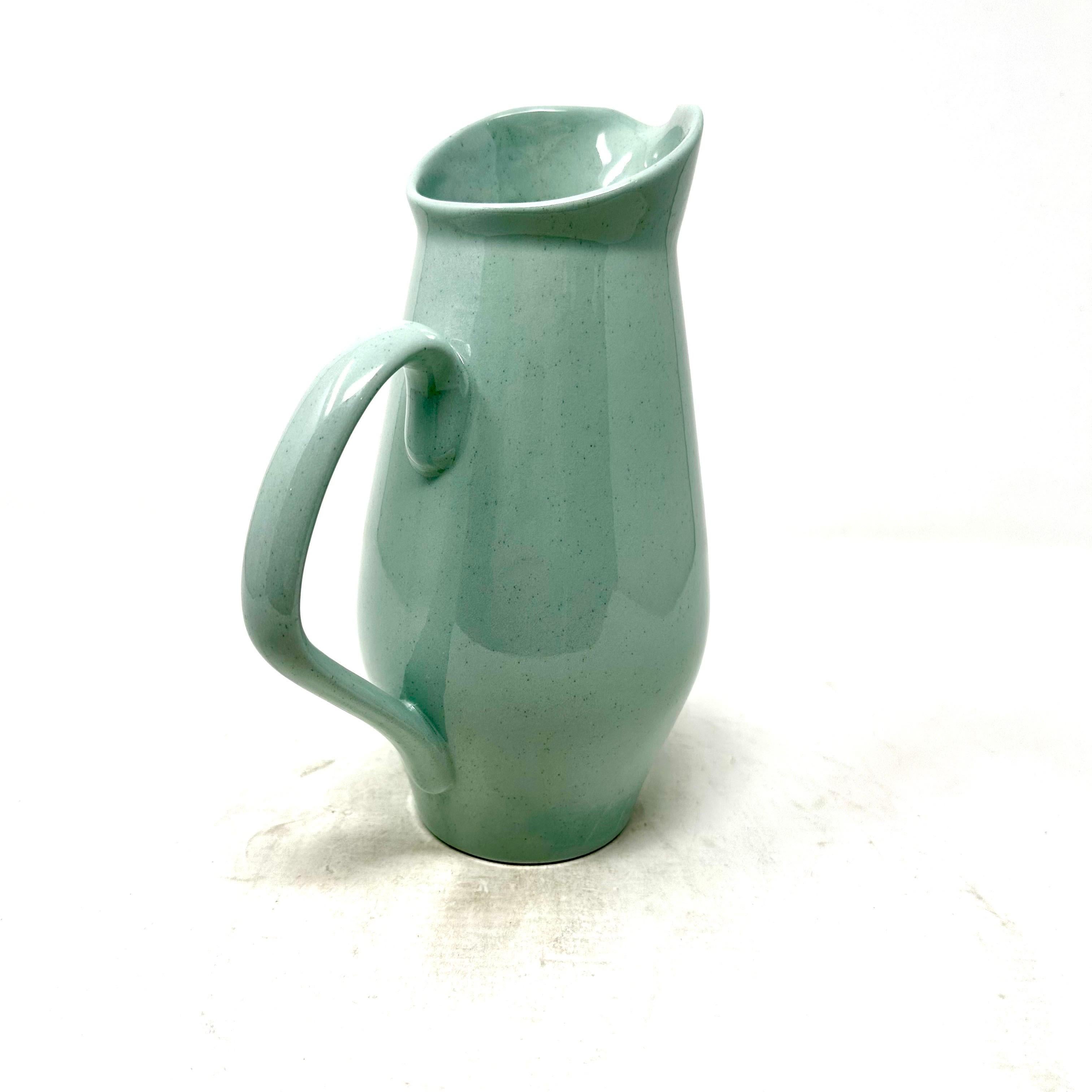 Ceramic Mid-Century Modern Franciscan “Cypress” Pitcher