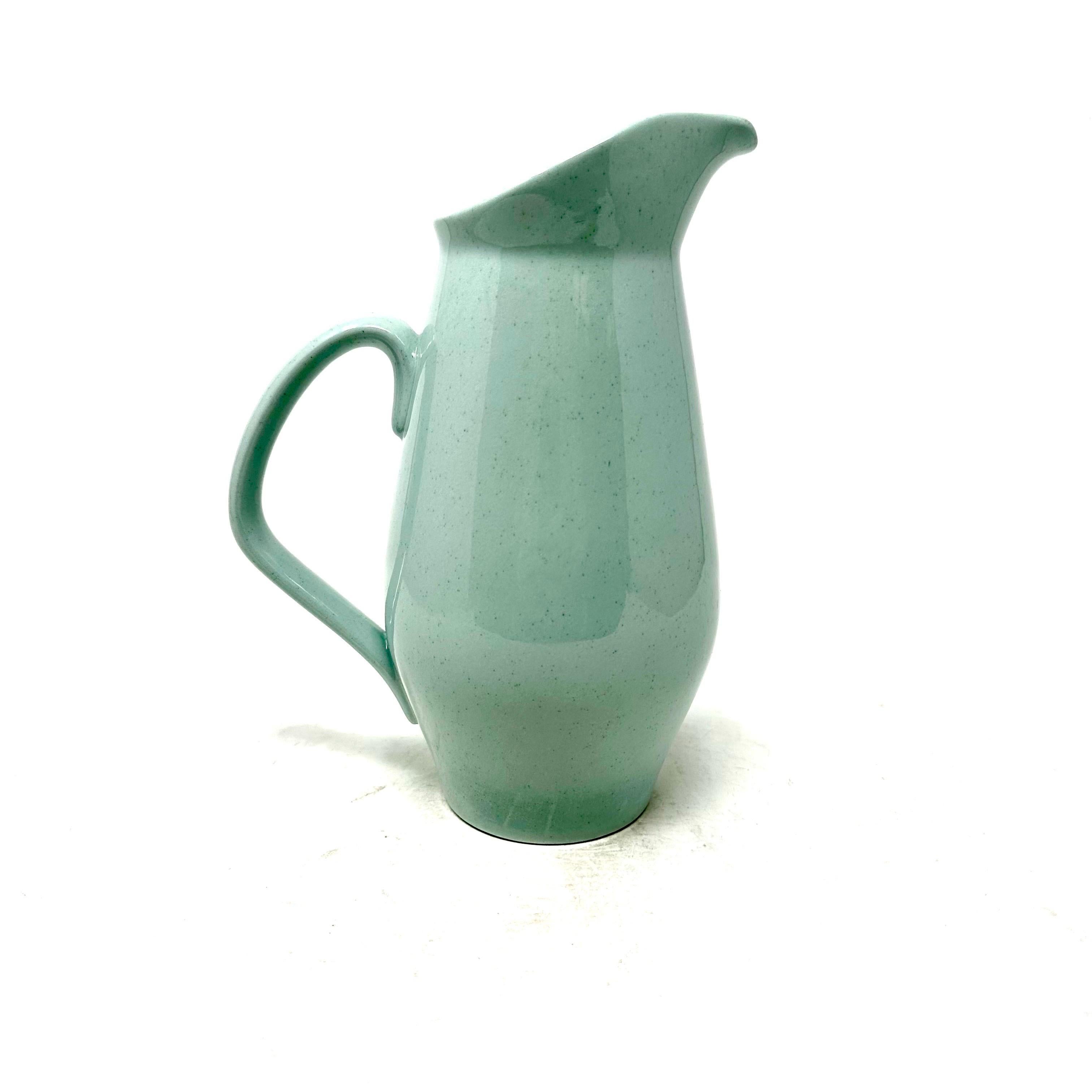 Mid-Century Modern Franciscan “Cypress” Pitcher 1