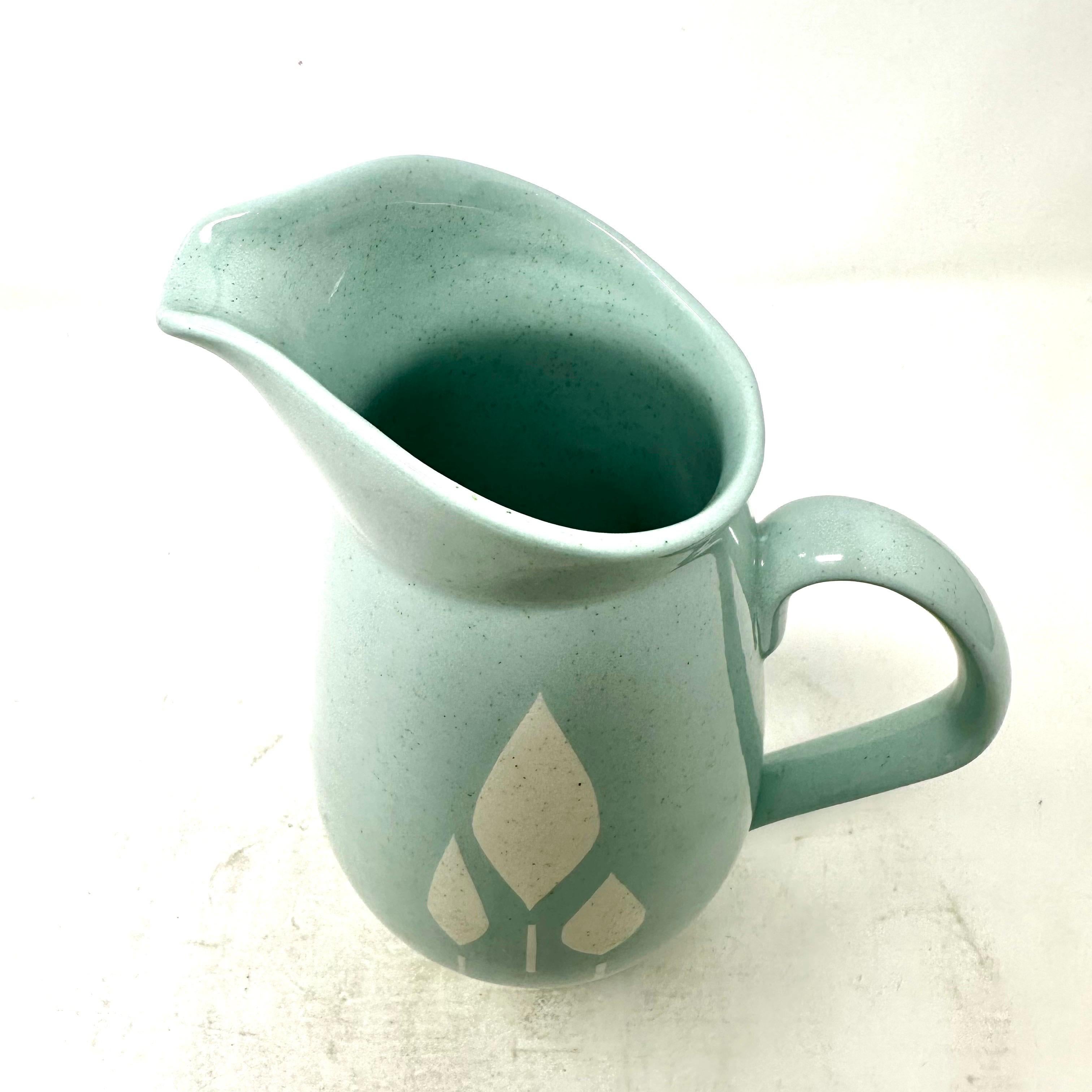 Mid-Century Modern Franciscan “Cypress” Pitcher 2