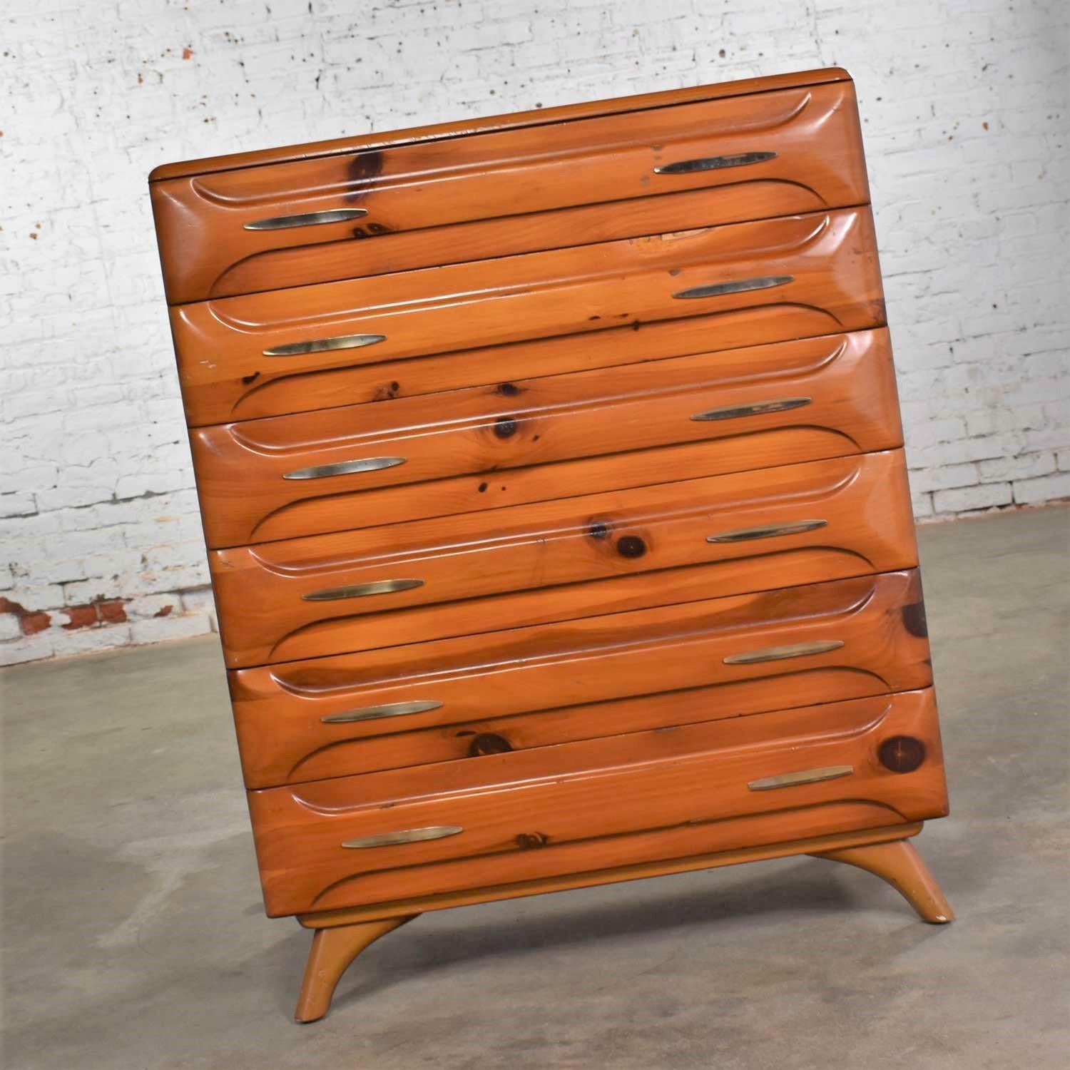pine tall chest of drawers