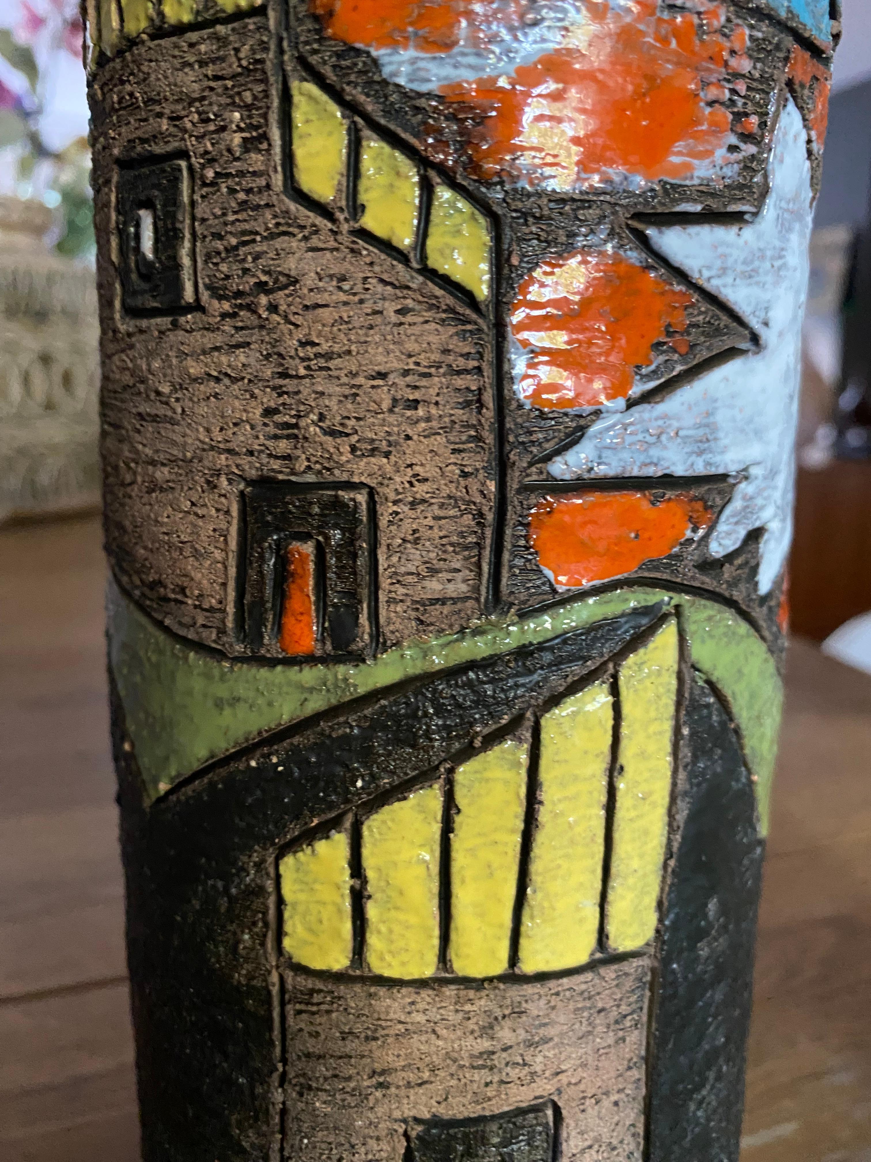 Mid-Century Modern Fratelli Fanciullacci Italy Vase In Good Condition For Sale In Waddinxveen, ZH