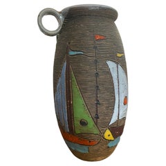 Moderne Fratelli Fanciullacci-Vase aus der Mitte des Jahrhunderts, Italien