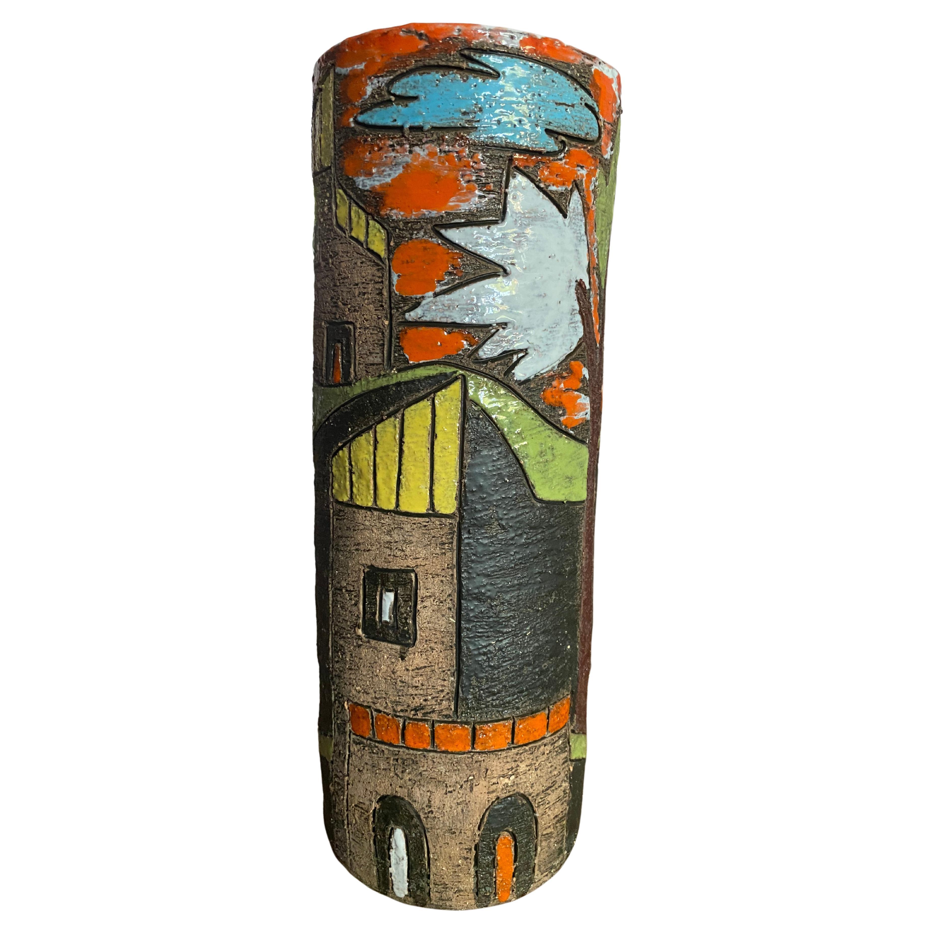 Mid-Century Modern Fratelli Fanciullacci Italy Vase For Sale
