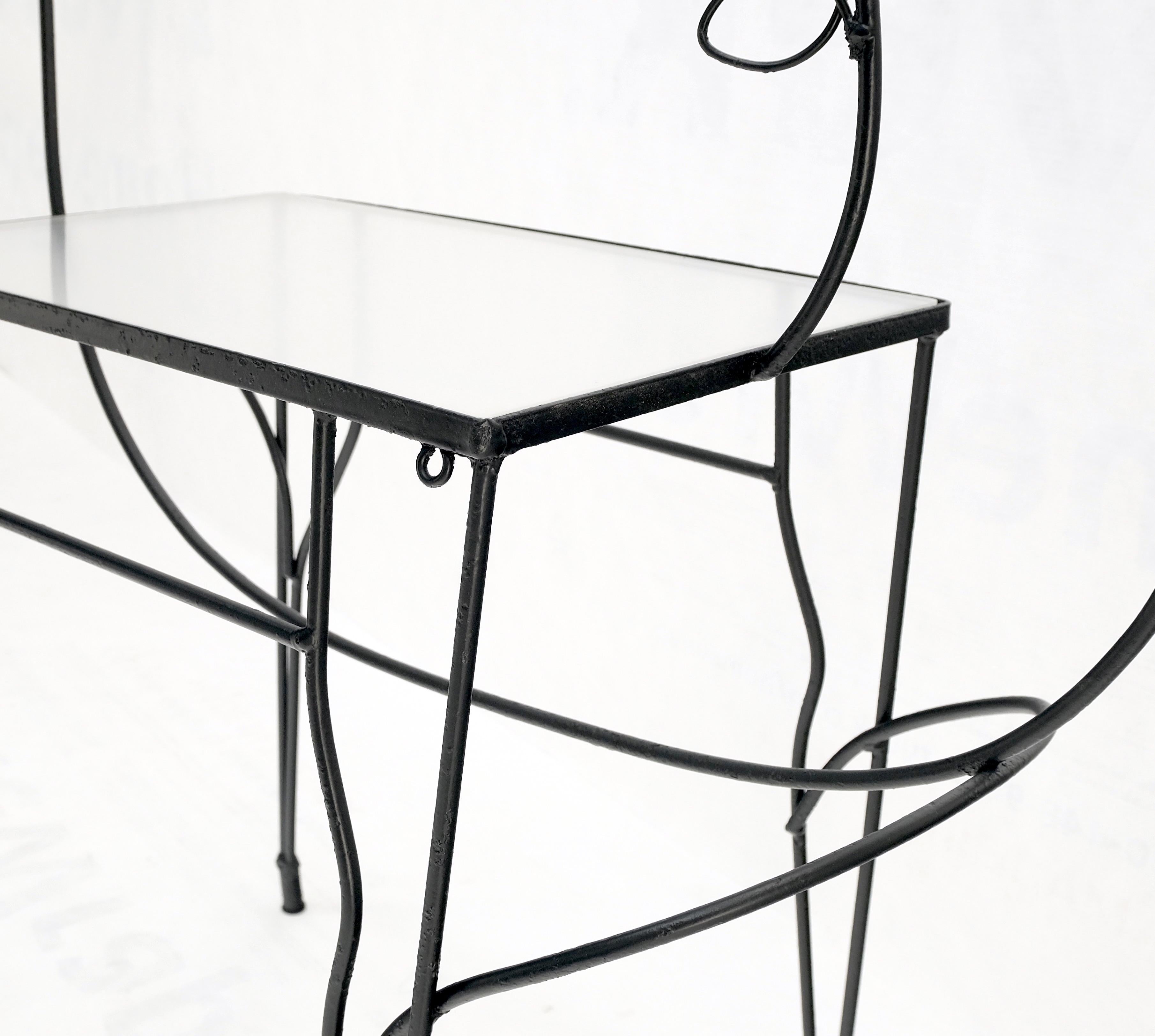 Mid-Century Modern Chariot de bar à cheval en fil de fer Frederick Weinberg Modernity en vente