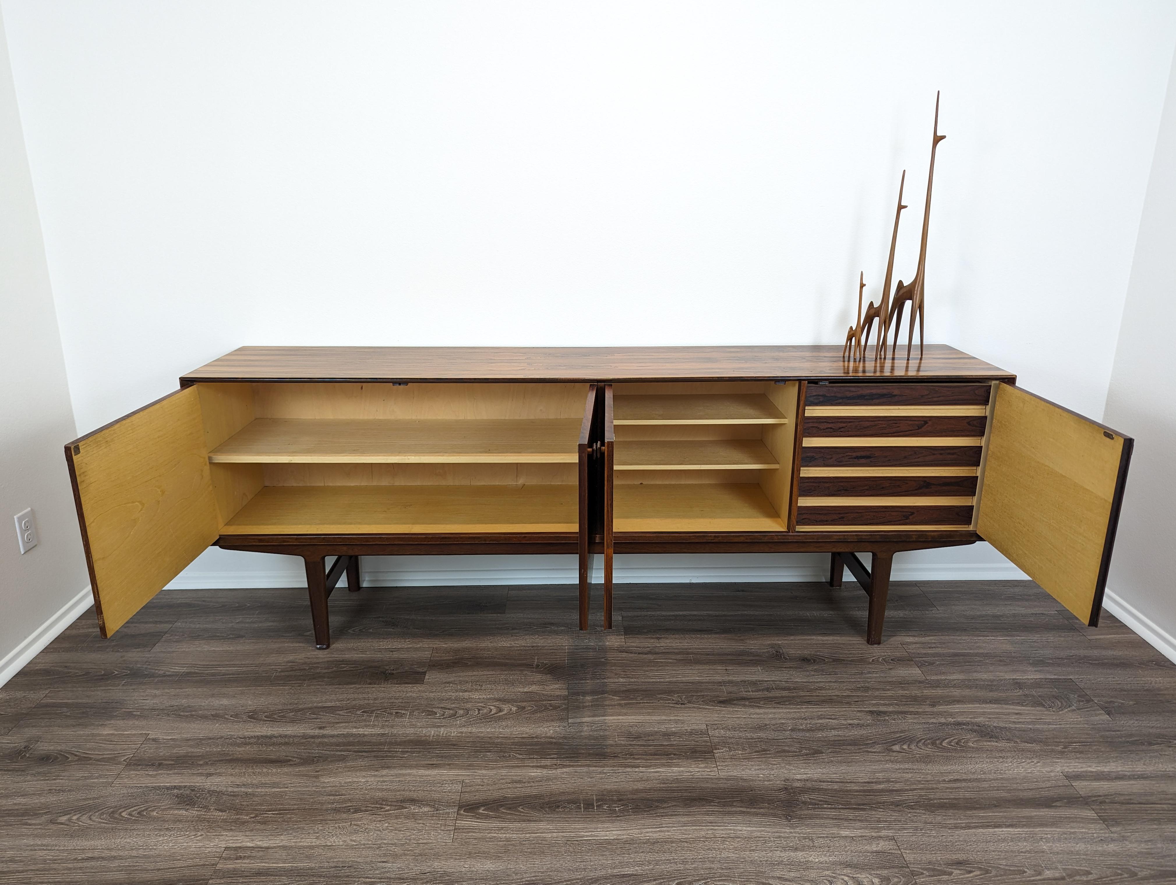 Mid Century Modern Fredrik Kayser Sideboard by Viken Norway, c1960 For Sale 3