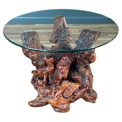 Mid-Century Modern Free-Form Root Side Table