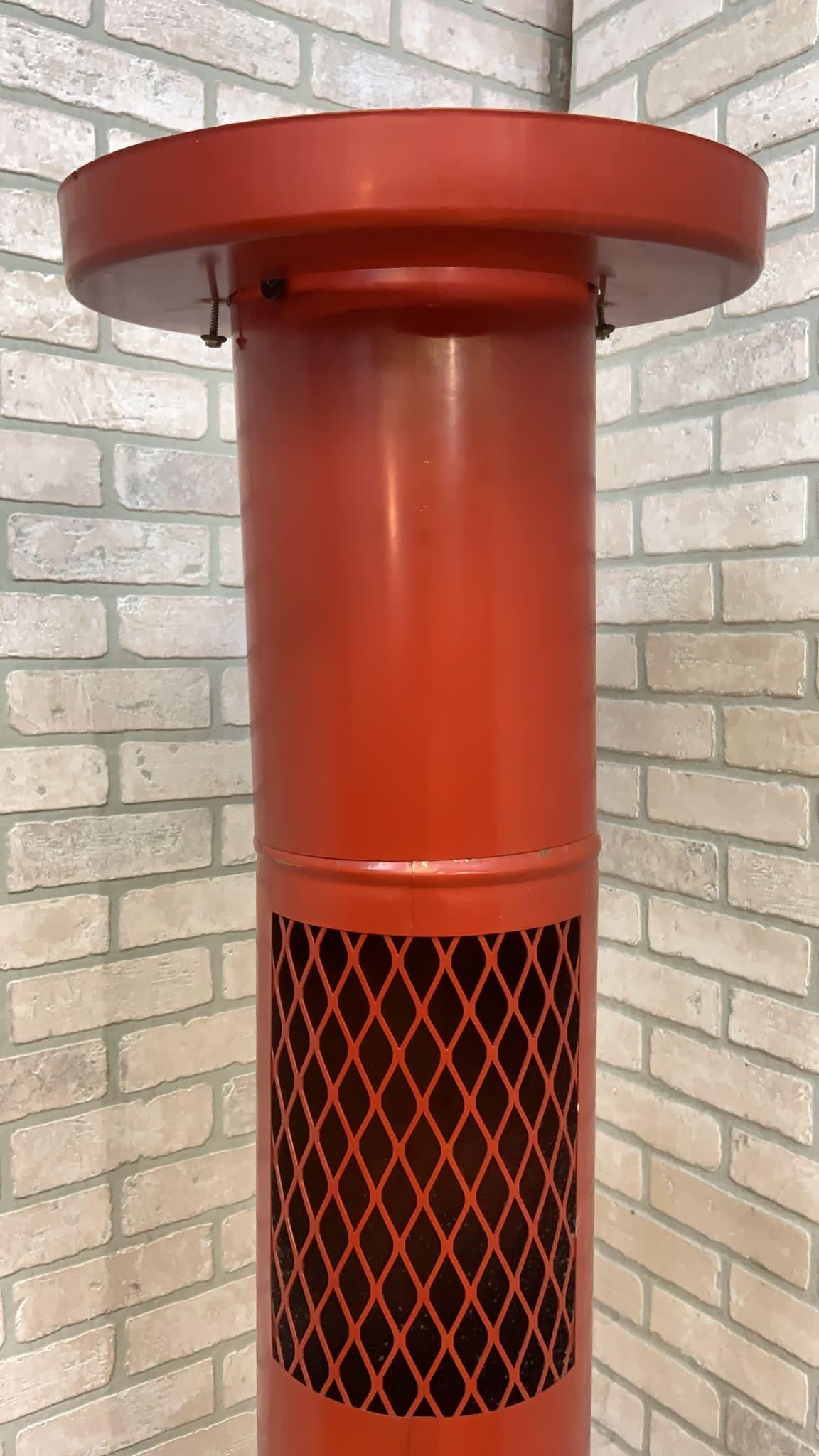 mid century electric cone fireplace