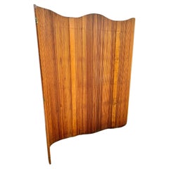 Mid Century French Baumann Paravent Paris Pine Folding Screen Room Divider