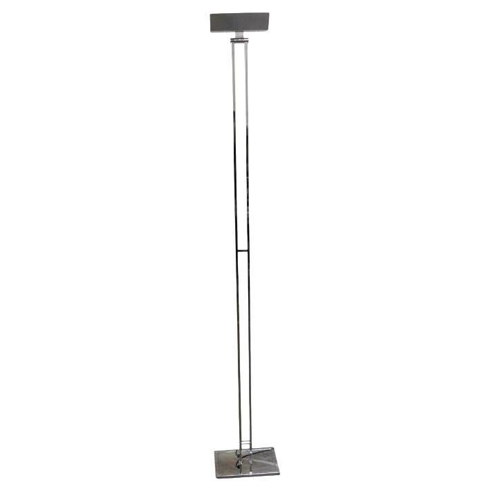 Mid-Century Modern French Chrome Halogen Floor Lamp For Sale