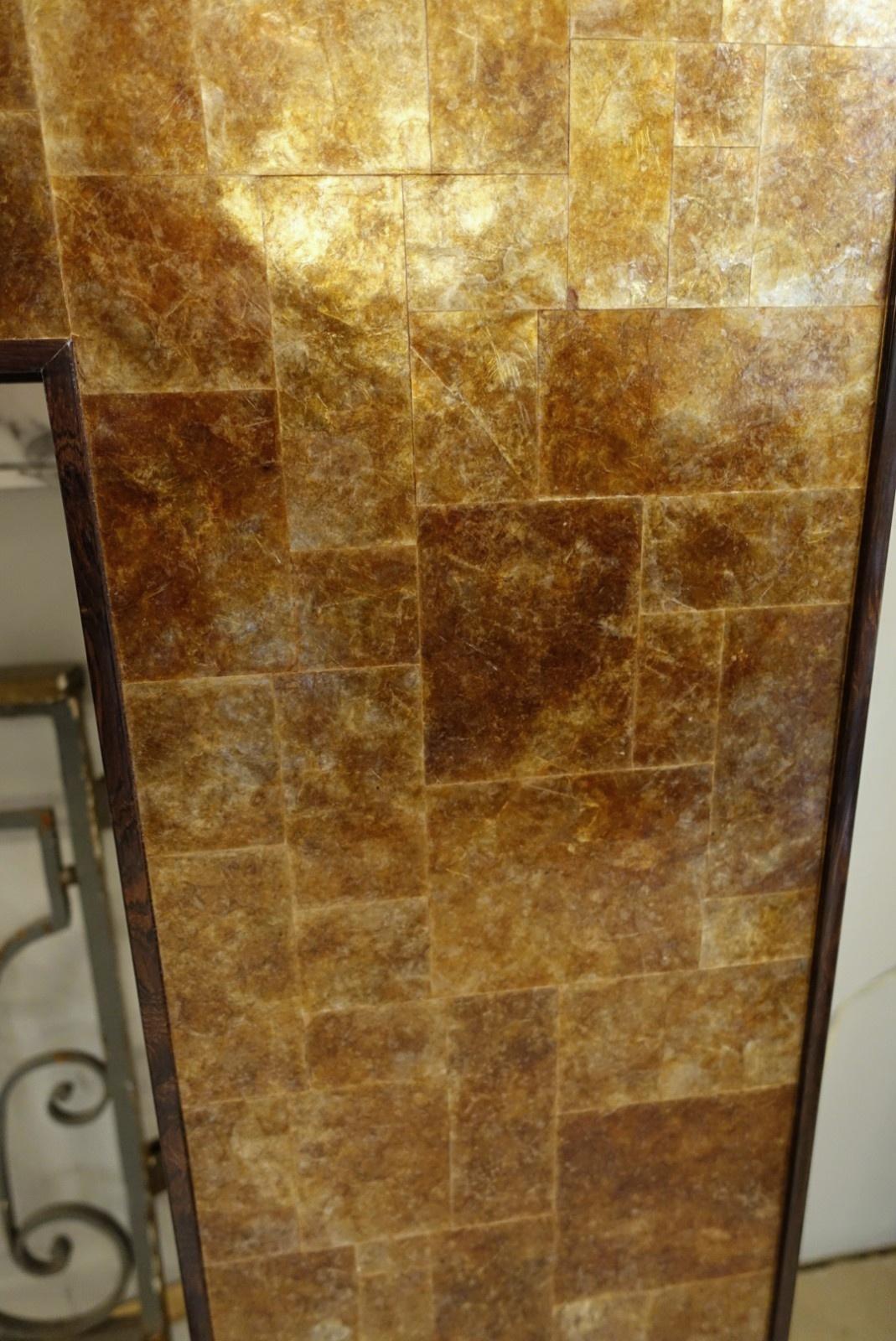 2006 Mid-Century Modern French Mica Fireplace Surround 2