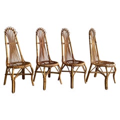 Natural Fiber Dining Room Chairs