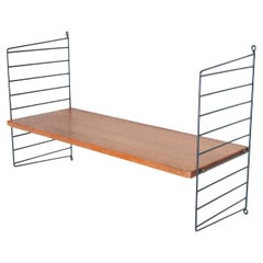 Mid-Century Modern French Shelve, Wood and Metal