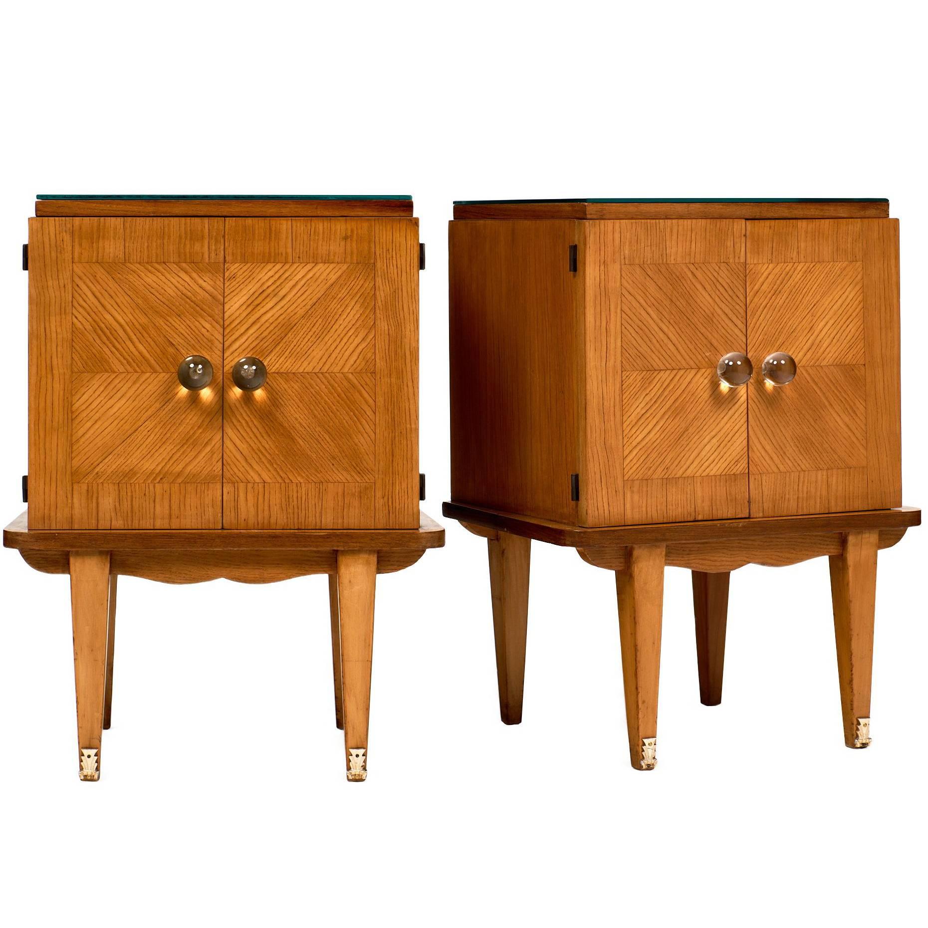 Mid-Century Modern French Side Tables