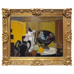 Mid-Century Modern French Still Life Painting by Alfred Defossez